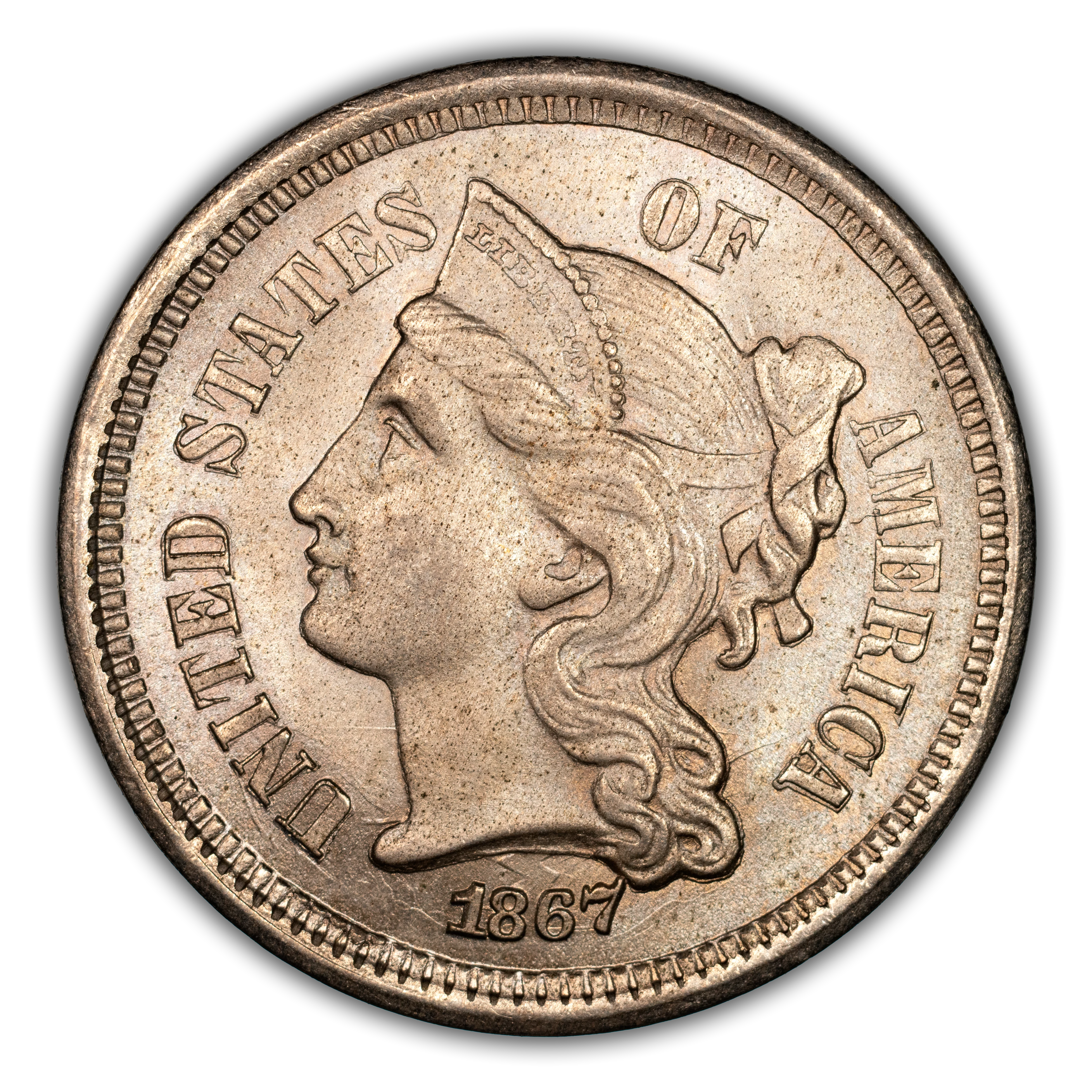 ⭐︎ふ3⭐︎ 1867 3 Cent Nickel Values & Prices By Issue | Greysheet