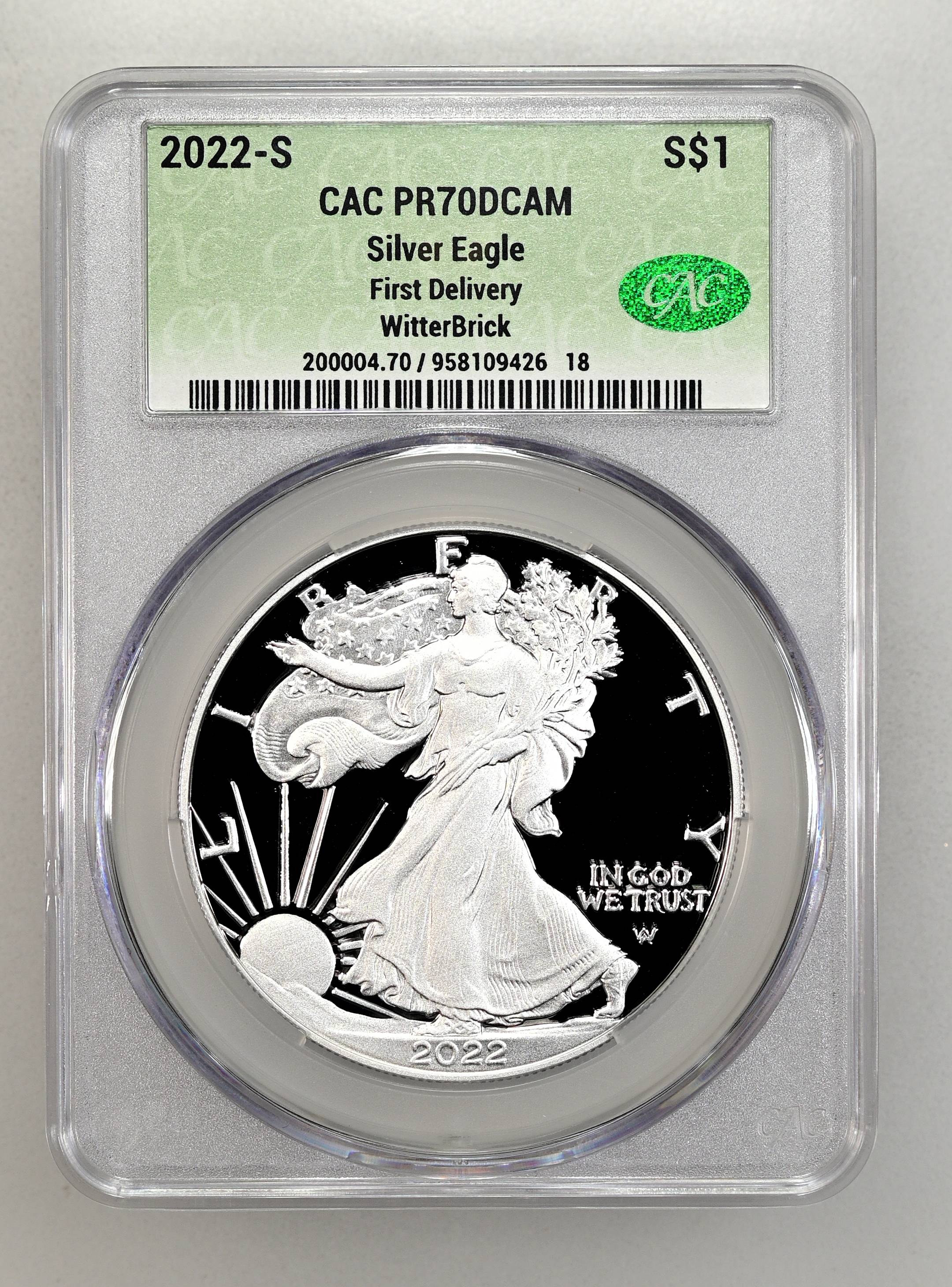 2022-S $1 Silver Eagle PR DCAM