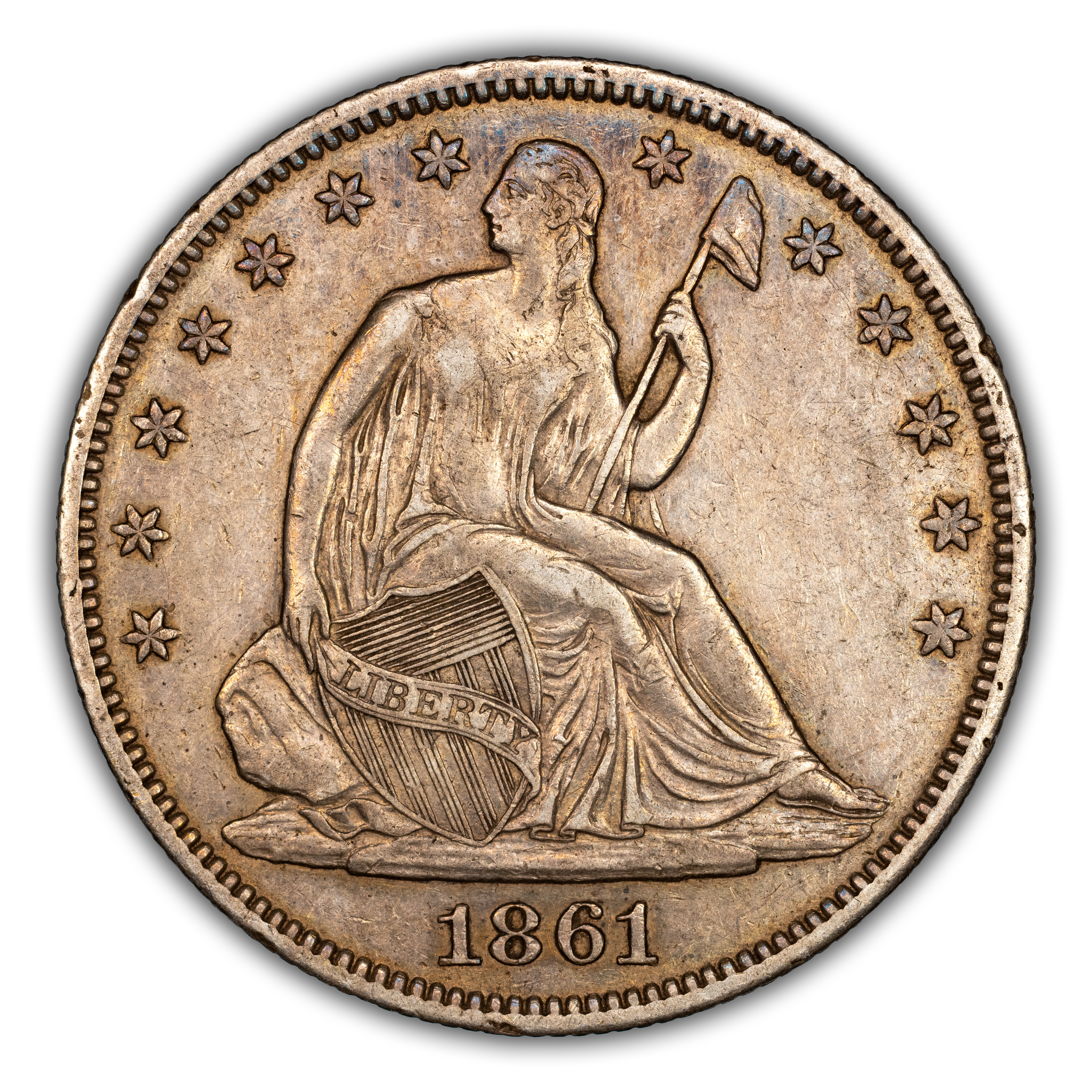 1861-O 50c US Mint Issue, W-01 MS