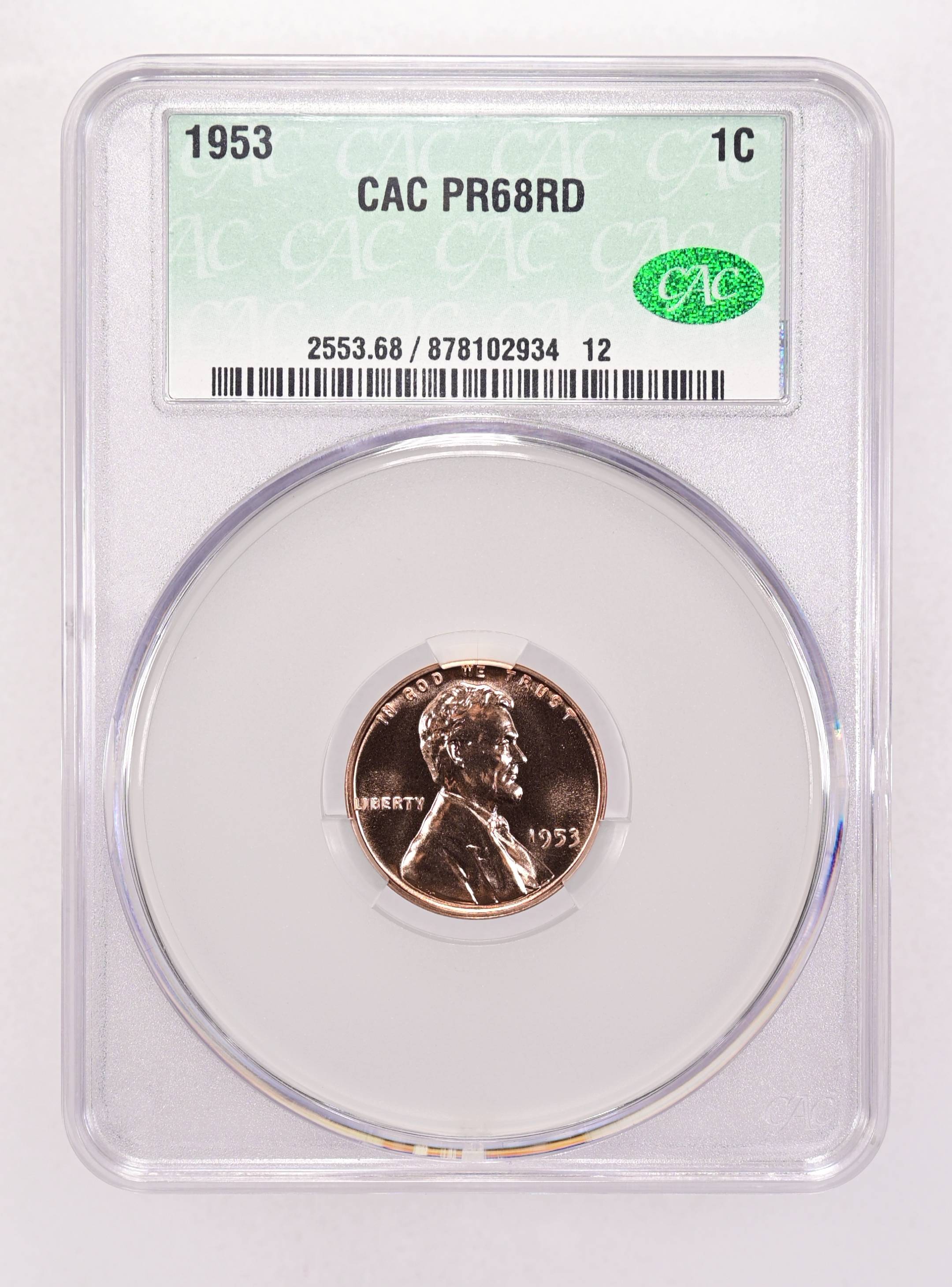 1953 1c PR RD