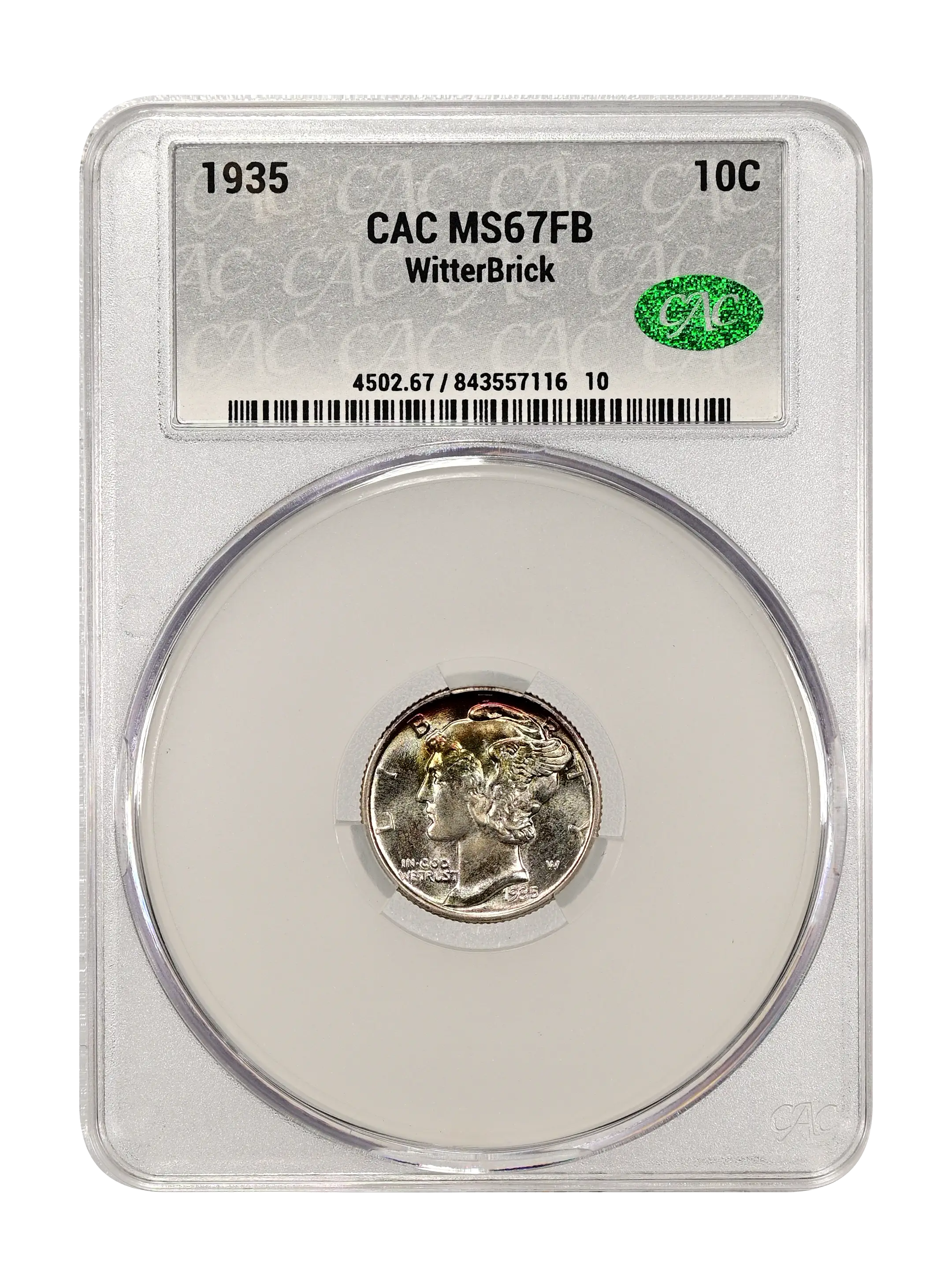 1935 10c MS FB