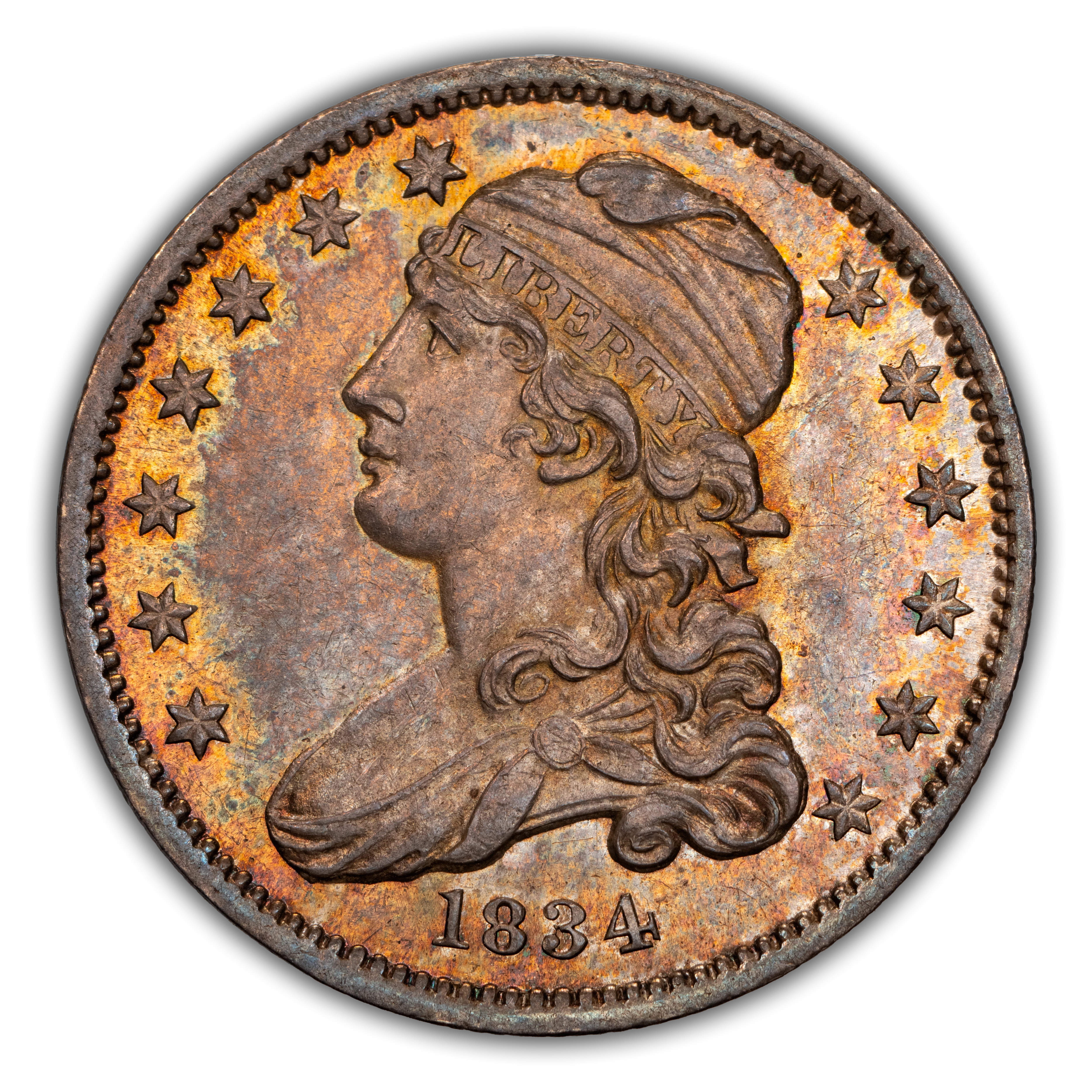 1834 Capped Bust Quarter Values & Prices By Issue | Greysheet