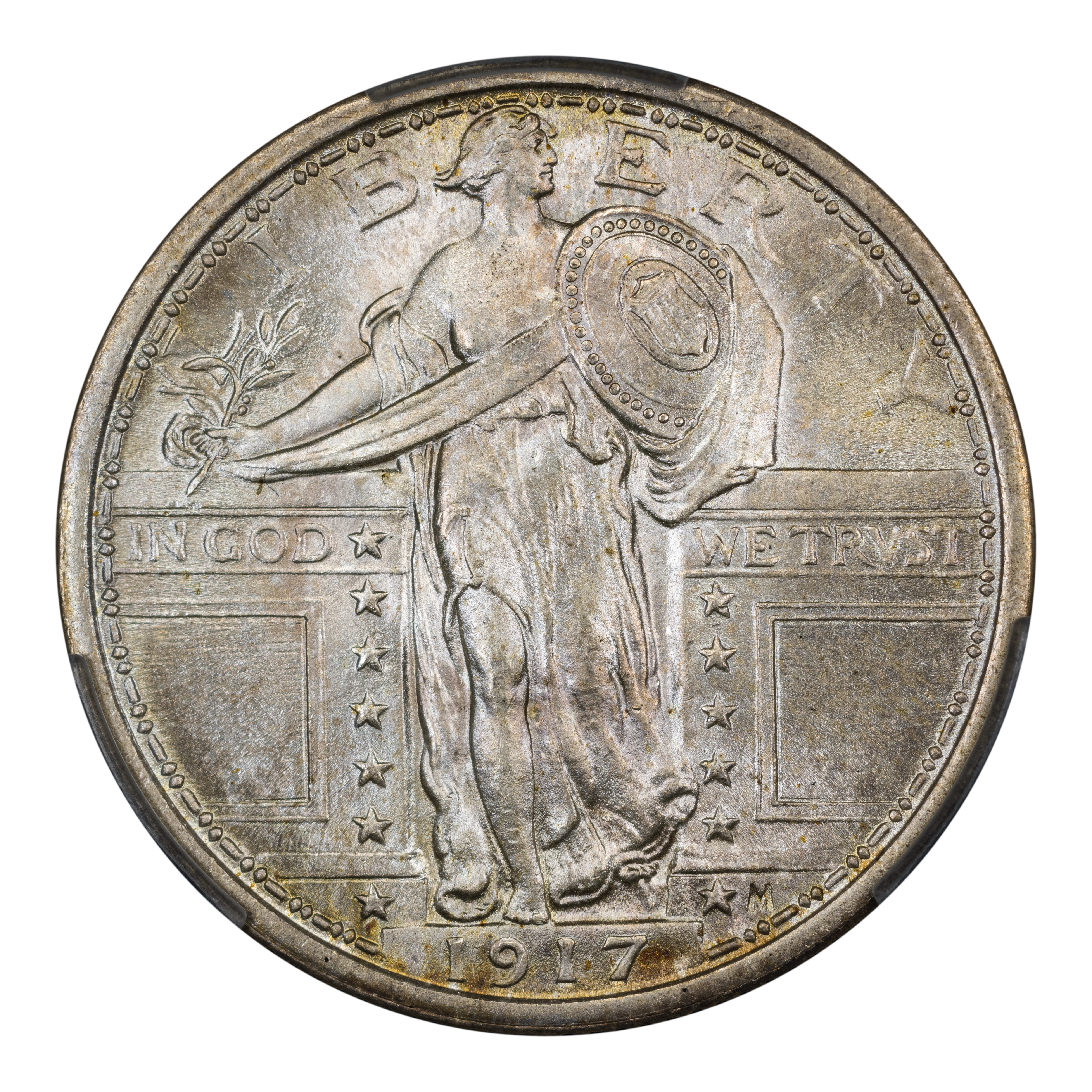 1917 25c Type 1 MS FH