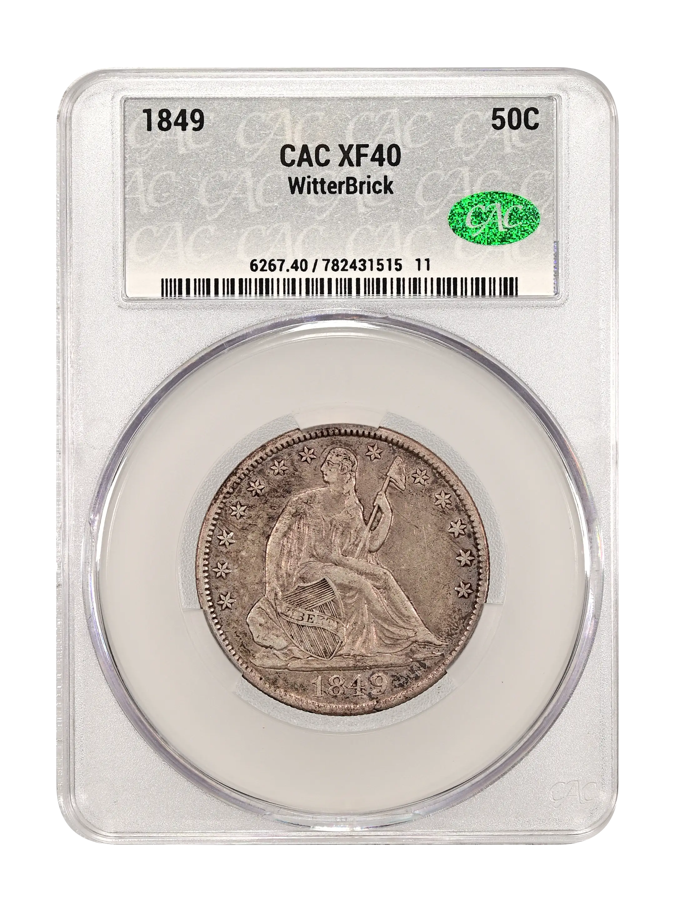 1849 50c MS