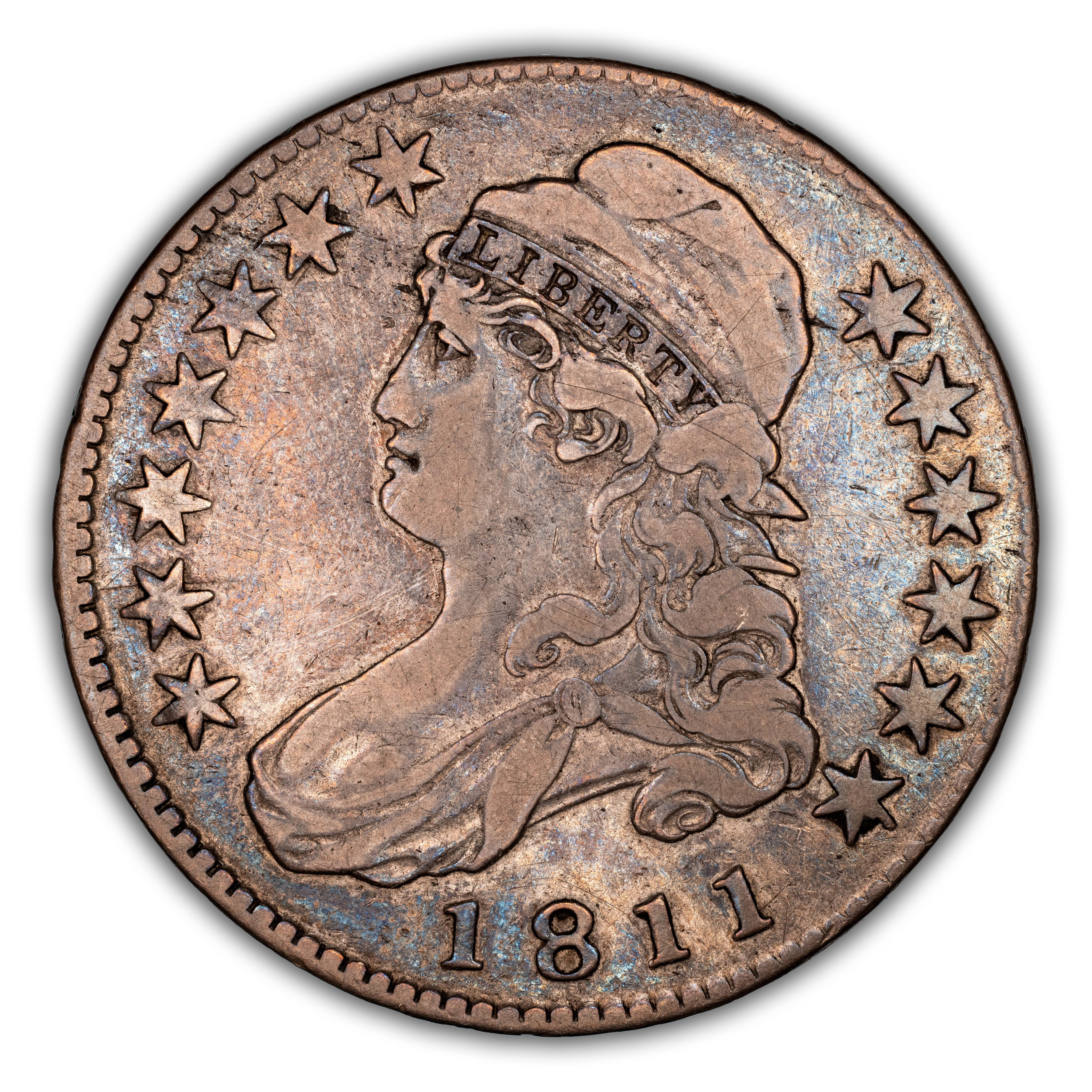 1811 50c Large 8, O-104 MS