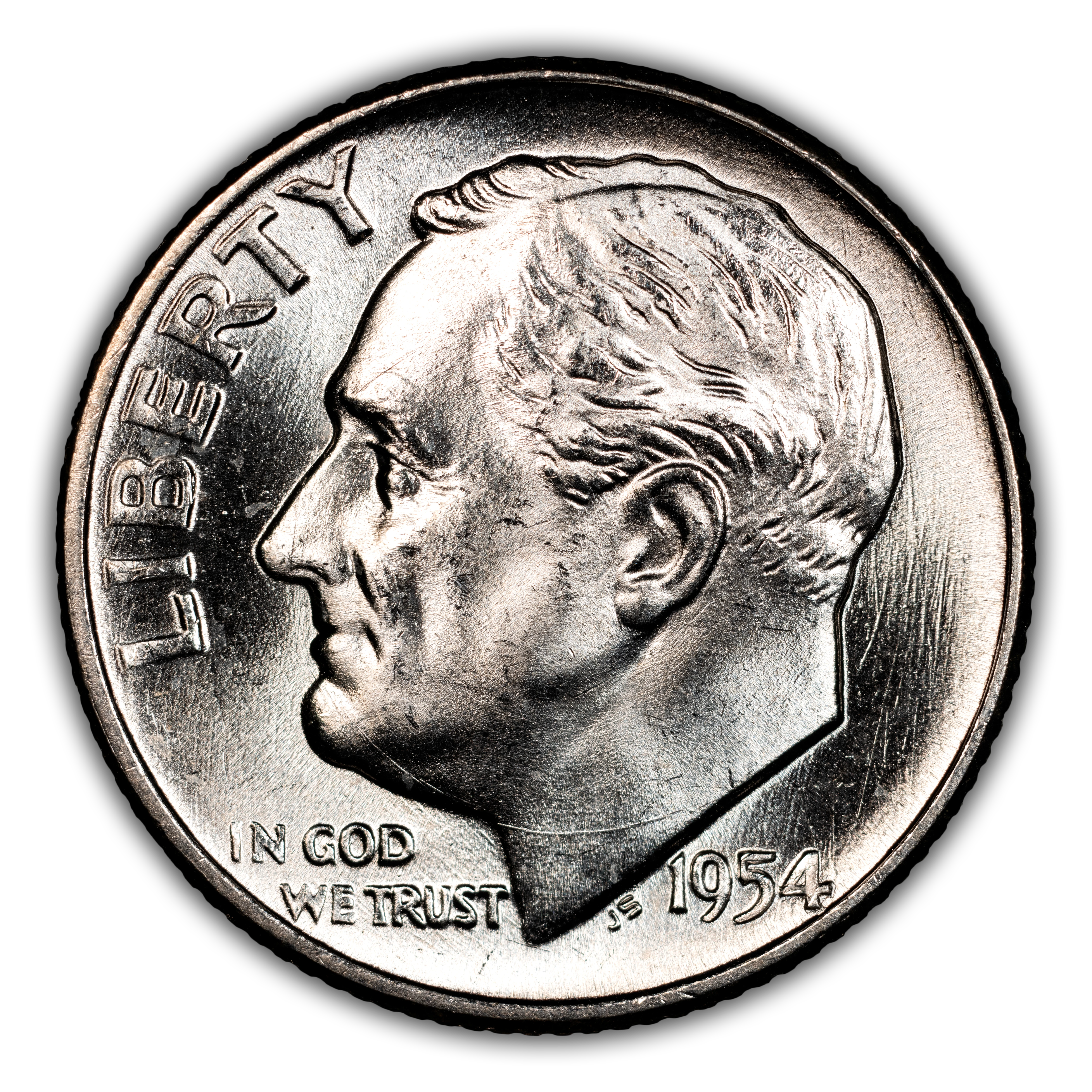 1954 10c Doubled Die Reverse, FS-801 MS