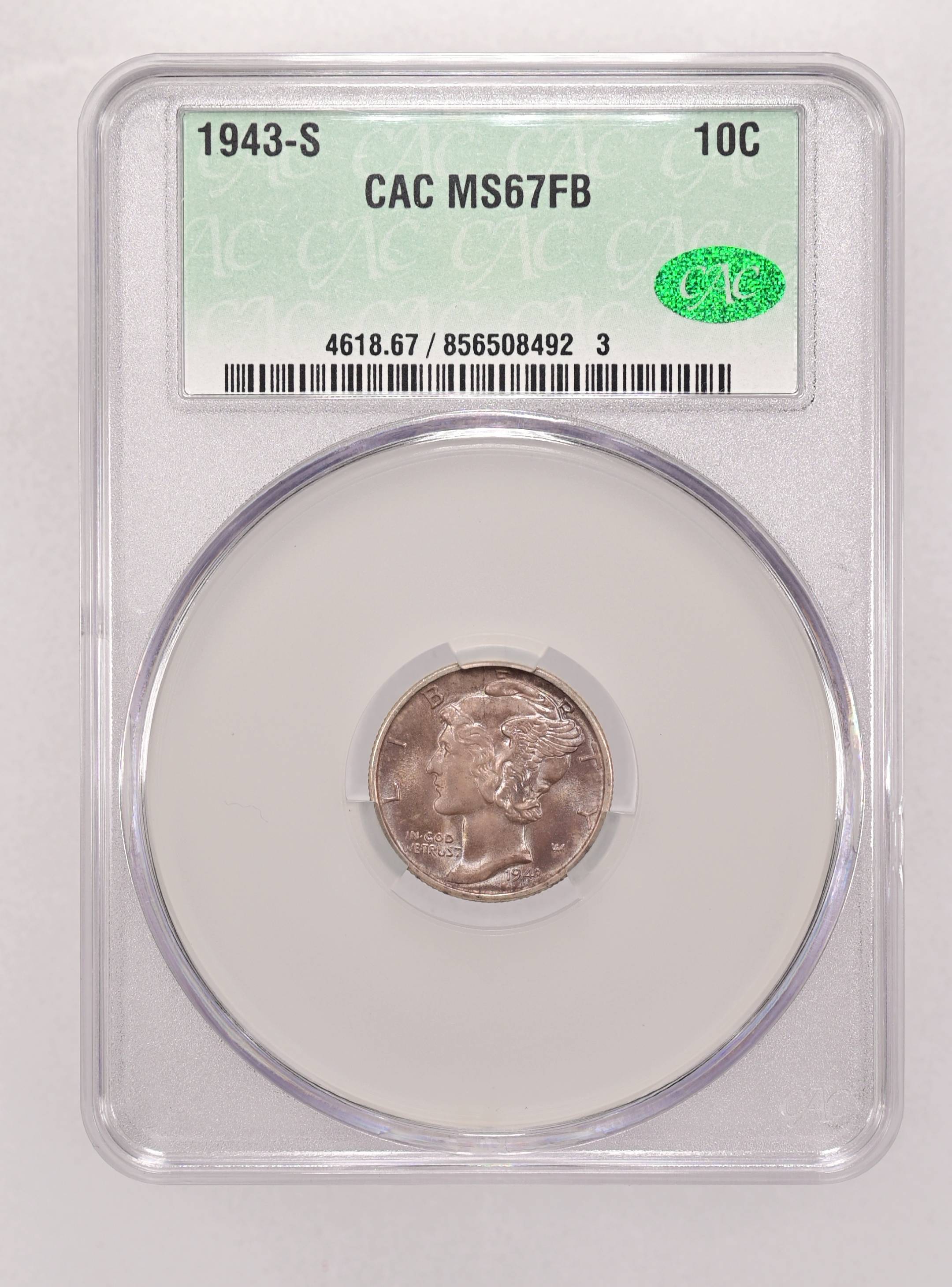 1943-S 10c MS FB