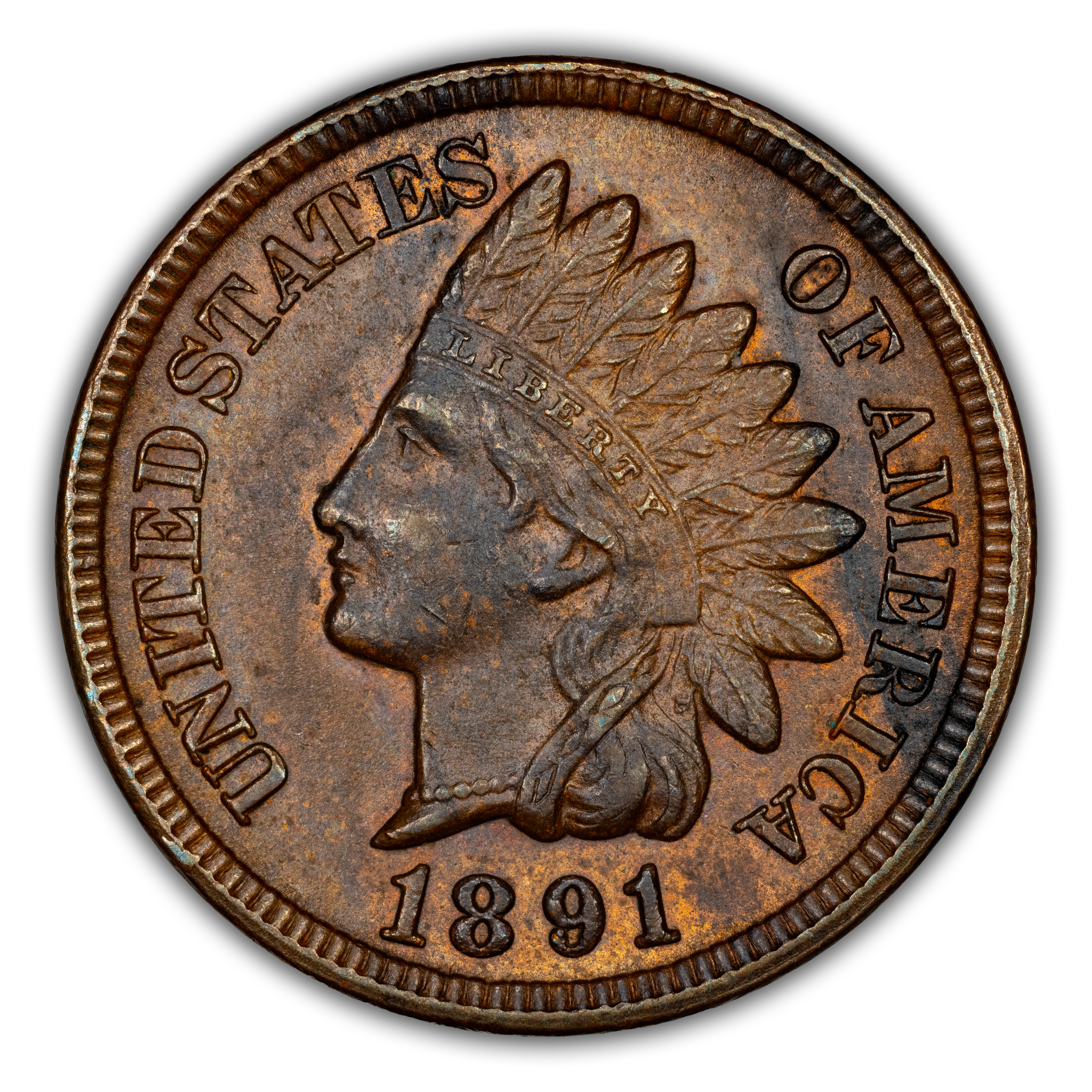 1891 1c 18 in Denticles, S-6 MS BN