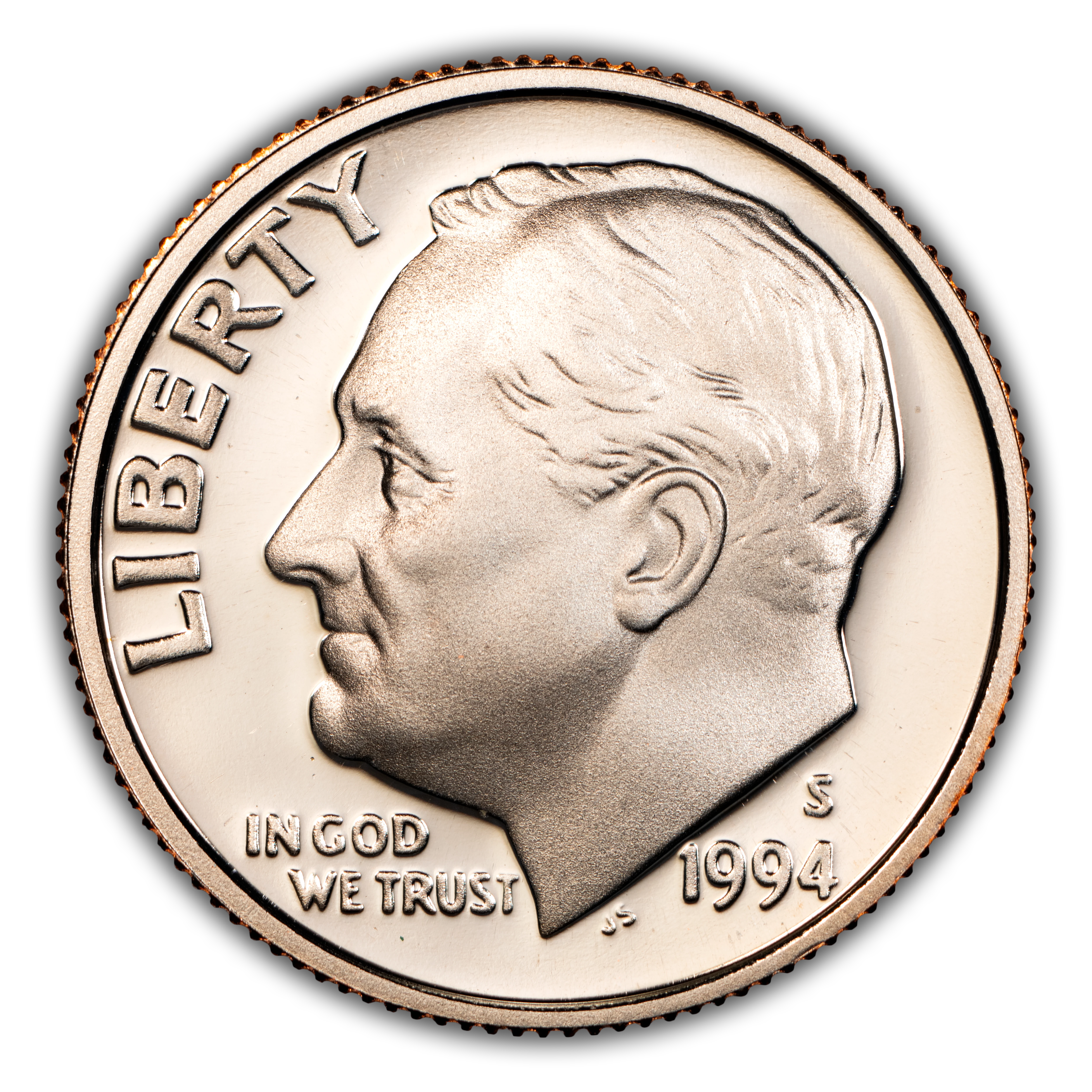 1994-S 10c Clad PR DCAM