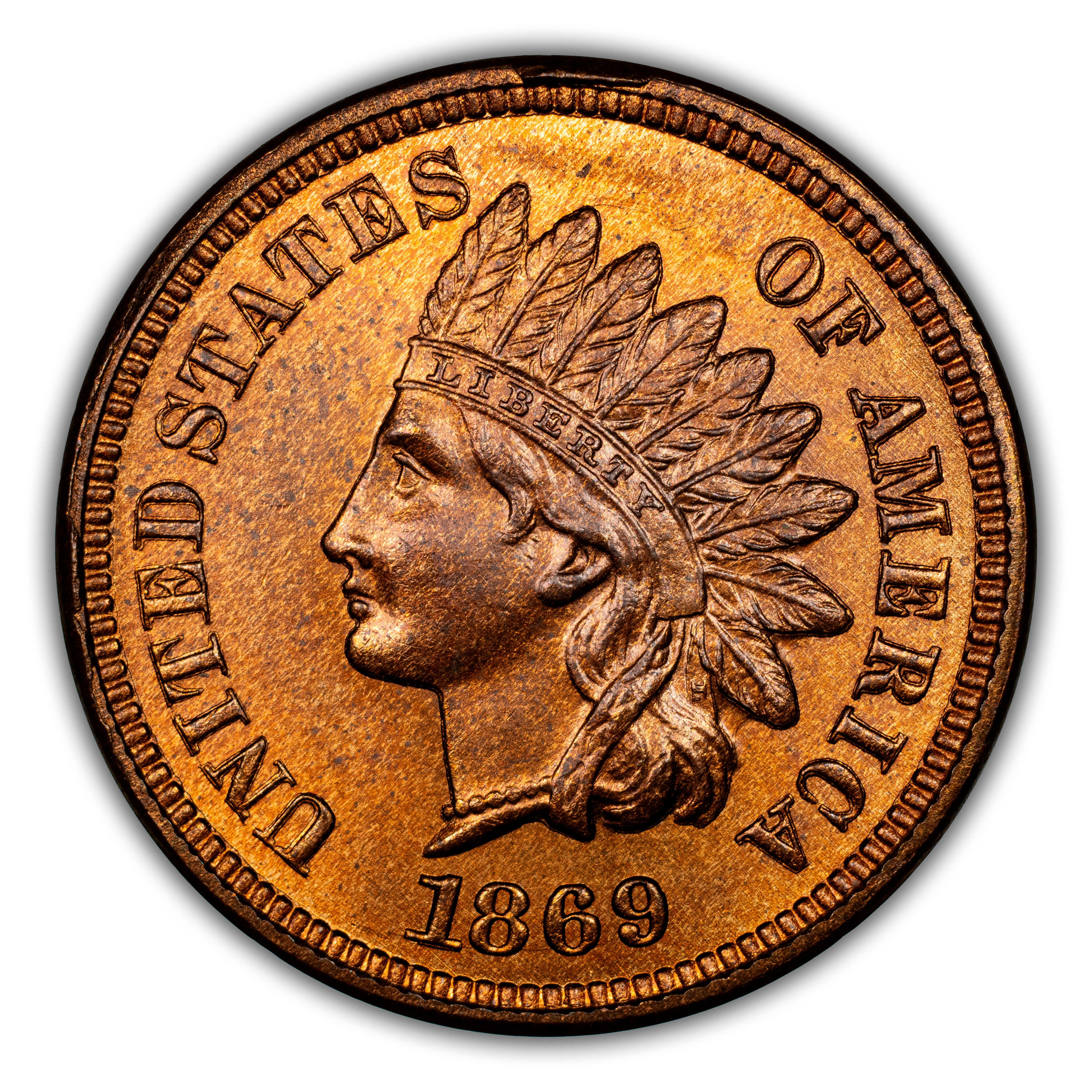 1869 1c MS RD