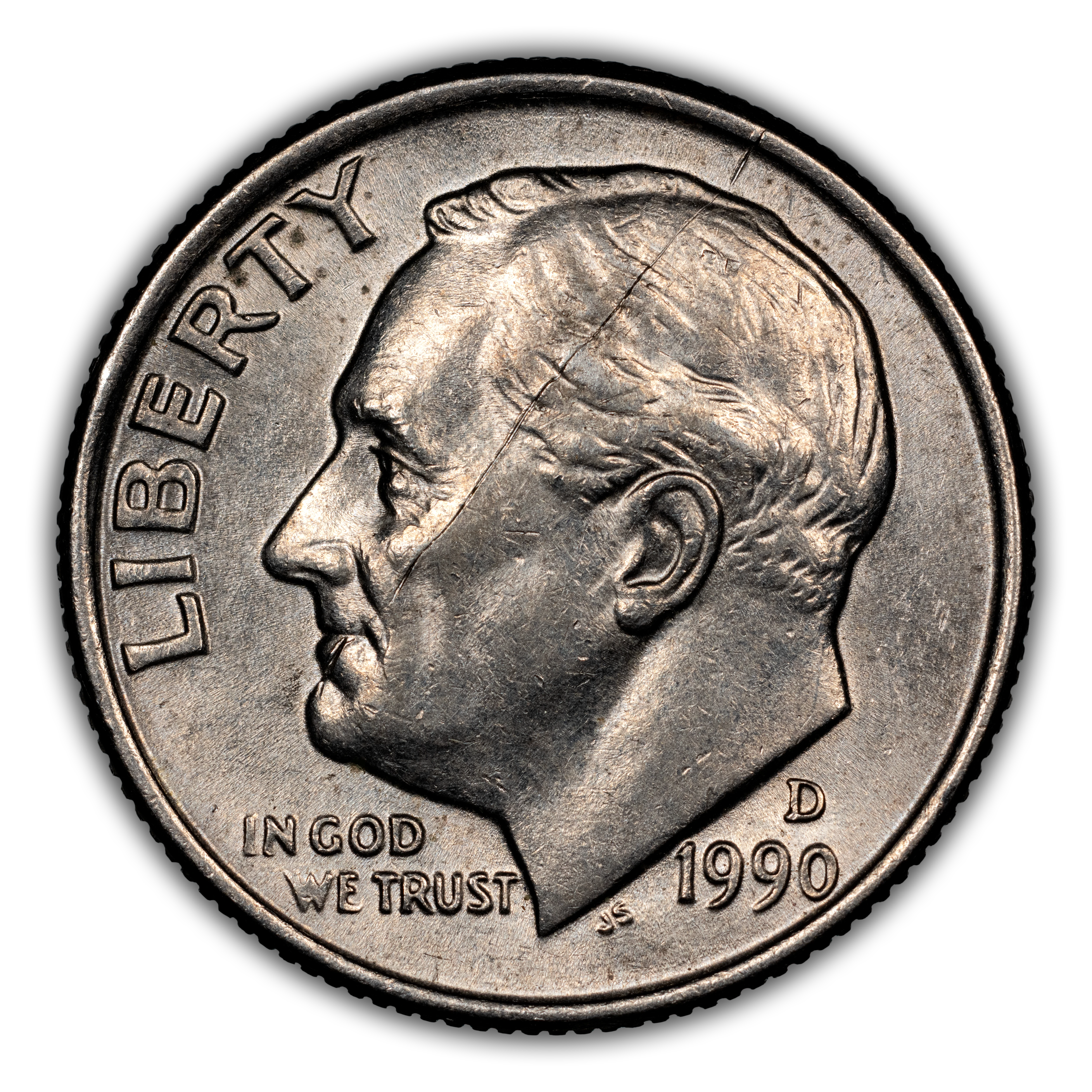 1990-D 10c MS
