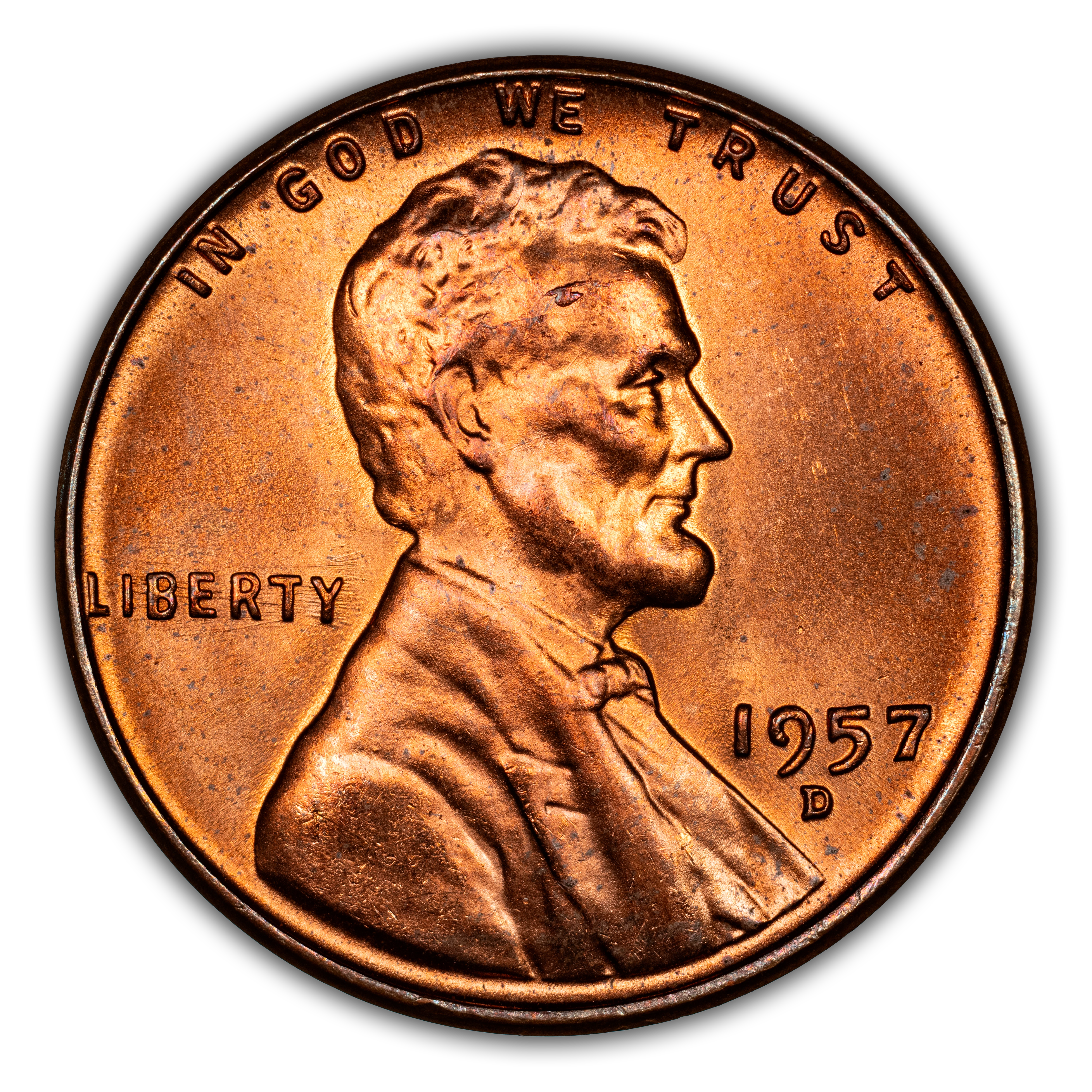 1957-D 1c MS RD