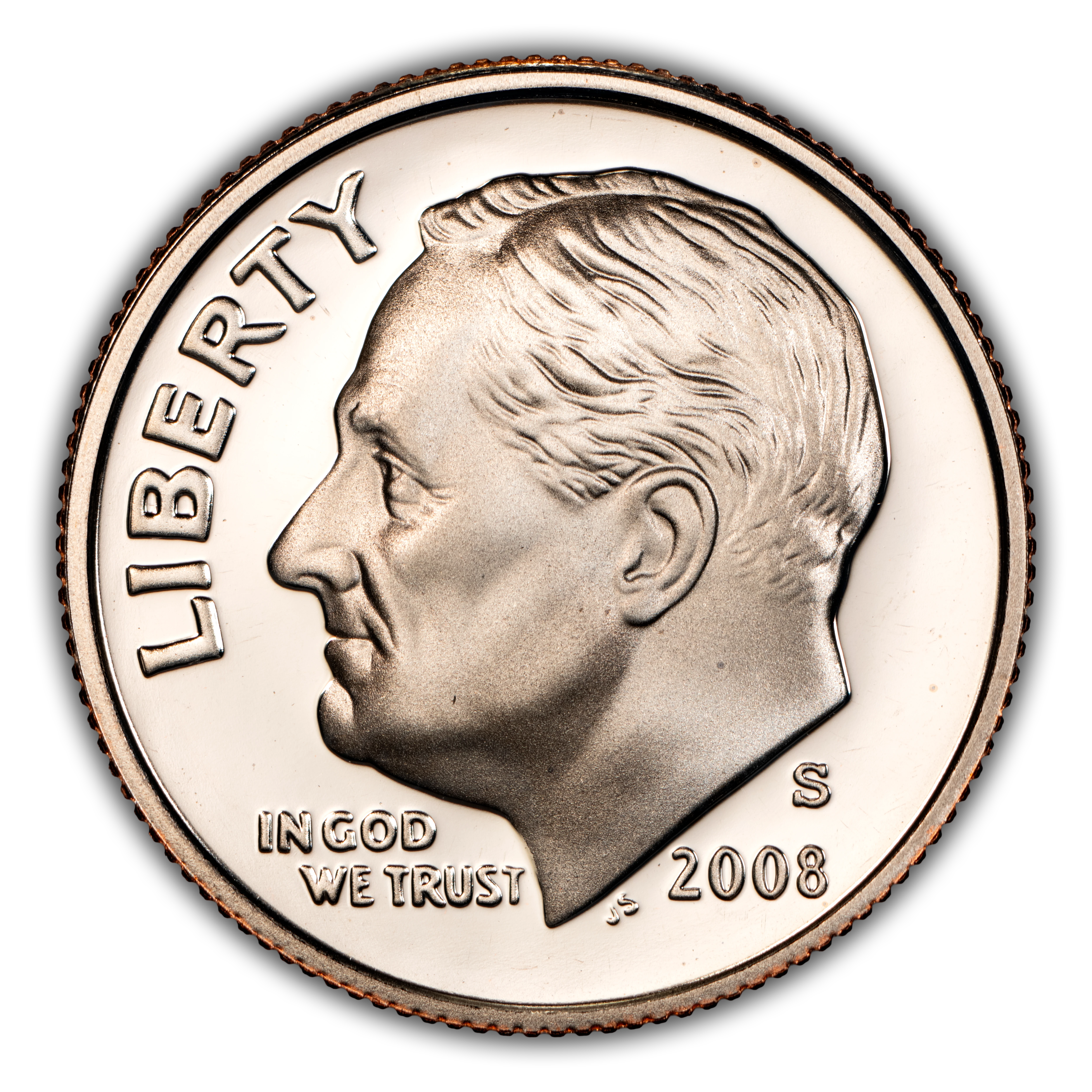 2008-S 10c Clad PR DCAM