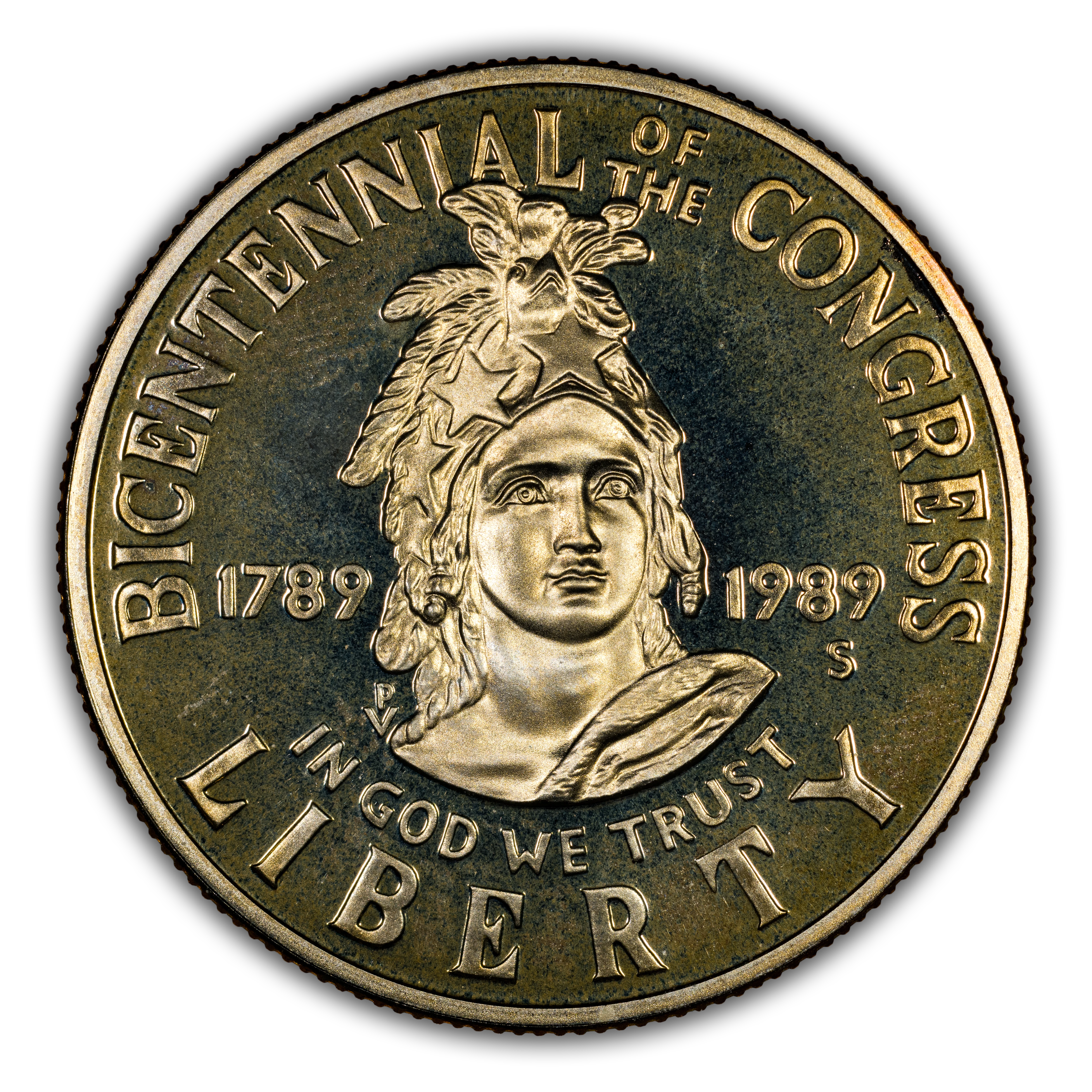 1989-S 50c Congress Bicentennial PR CAM