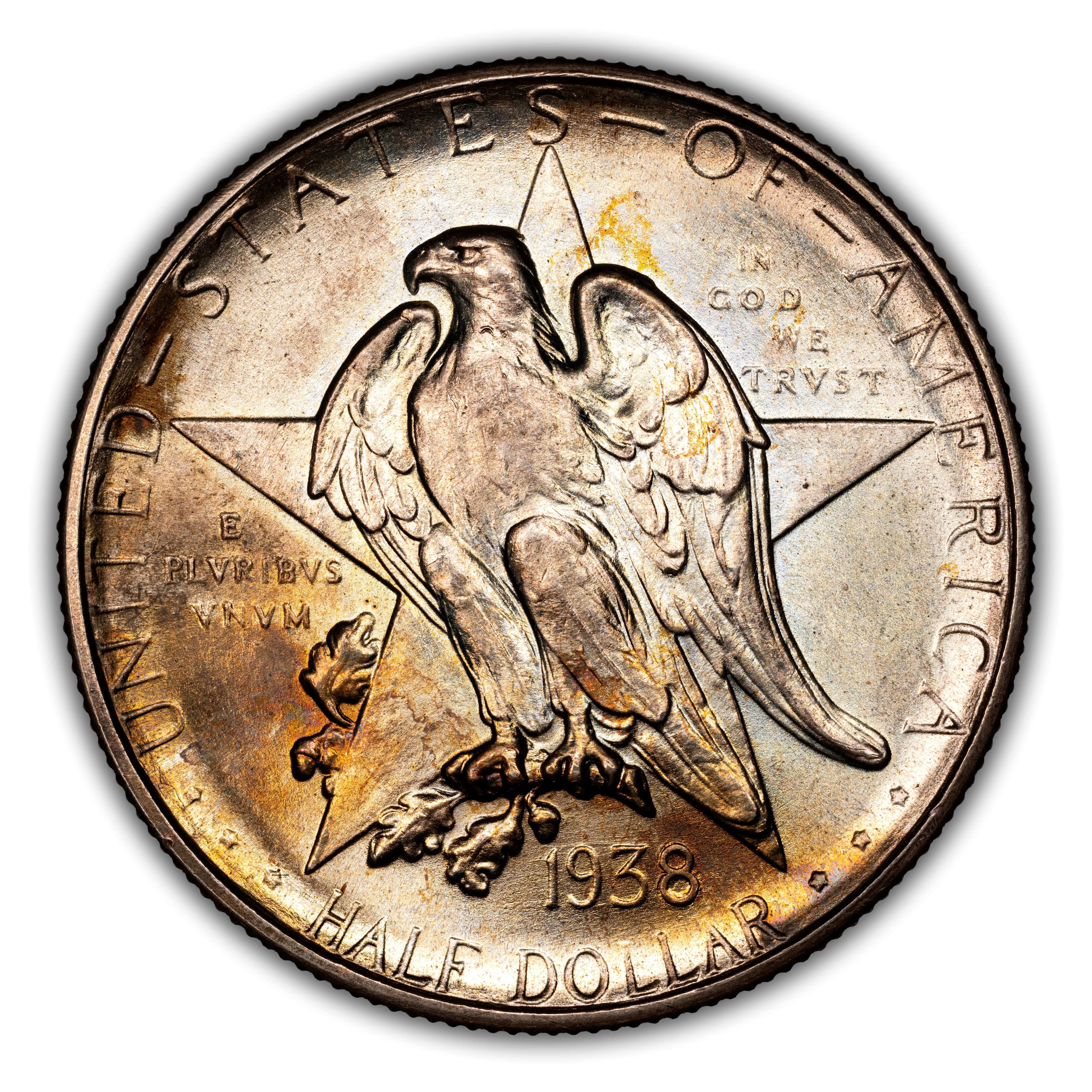 1938-D 50c Texas MS