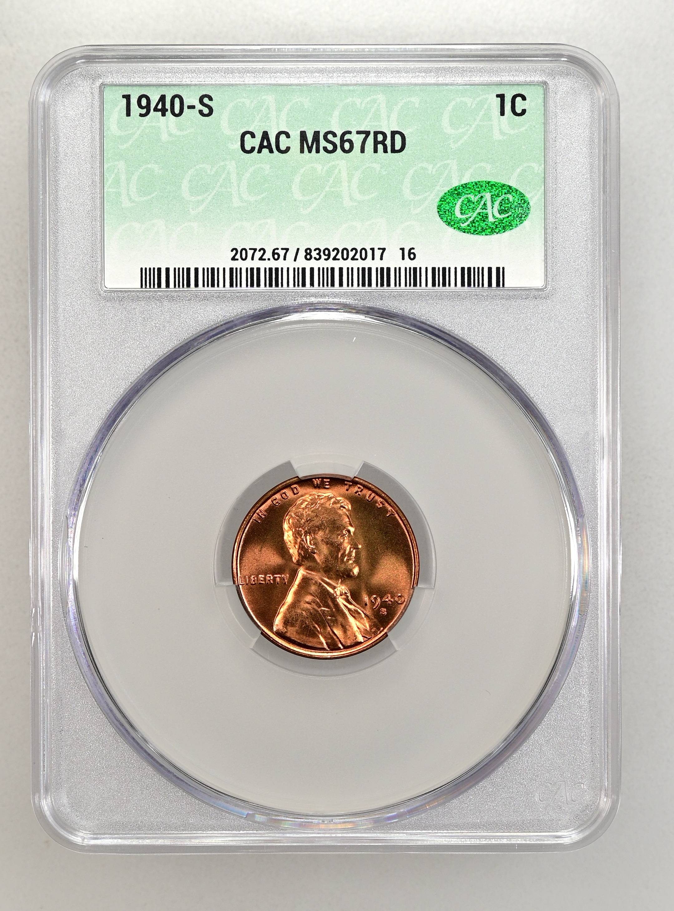 1940-S 1c MS RD