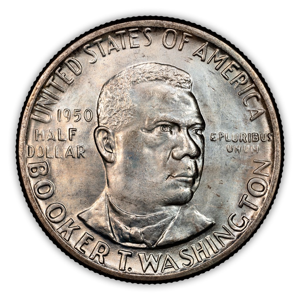 1950 Silver Commemoratives Booker T. Washington Mint State
