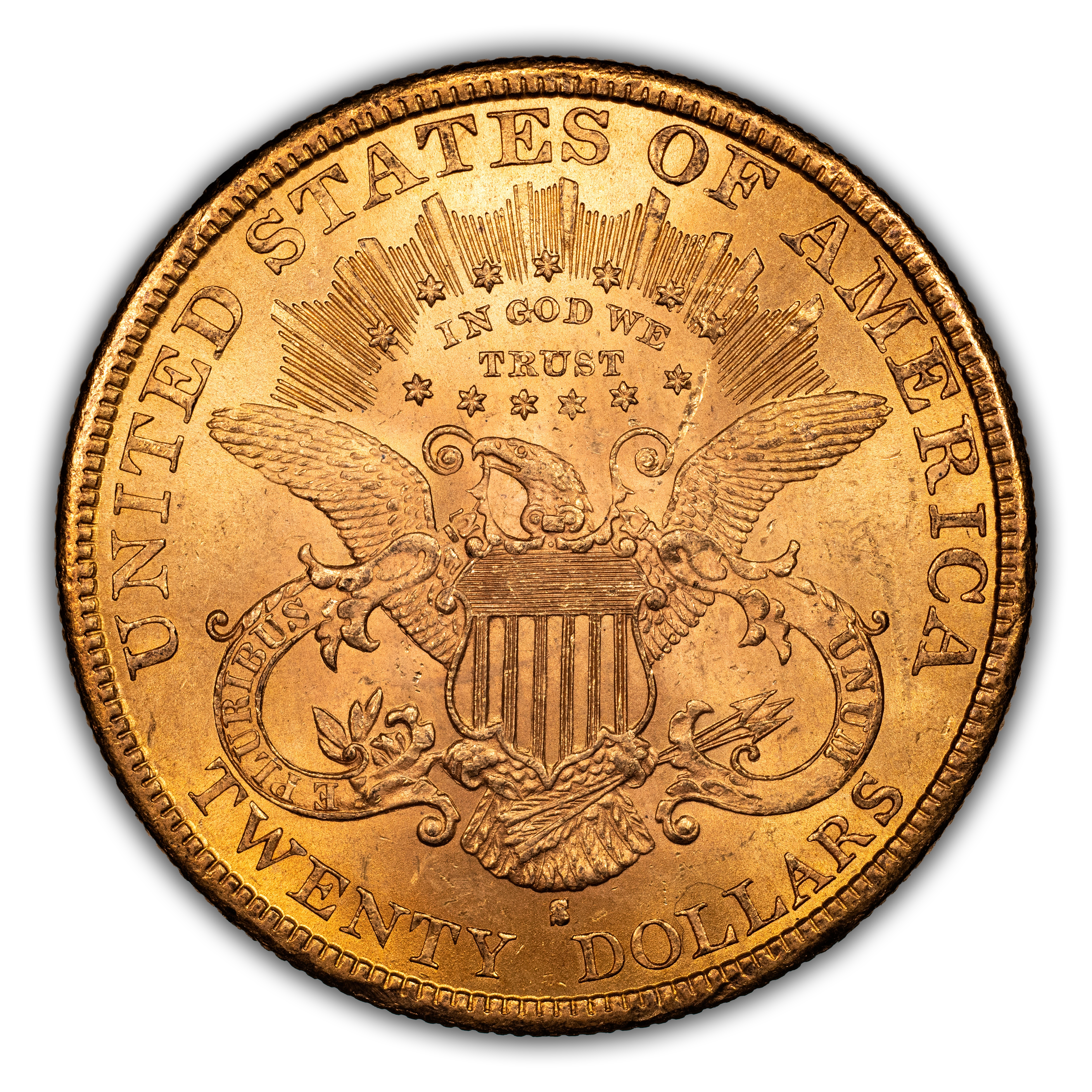 1892-S $20 MS