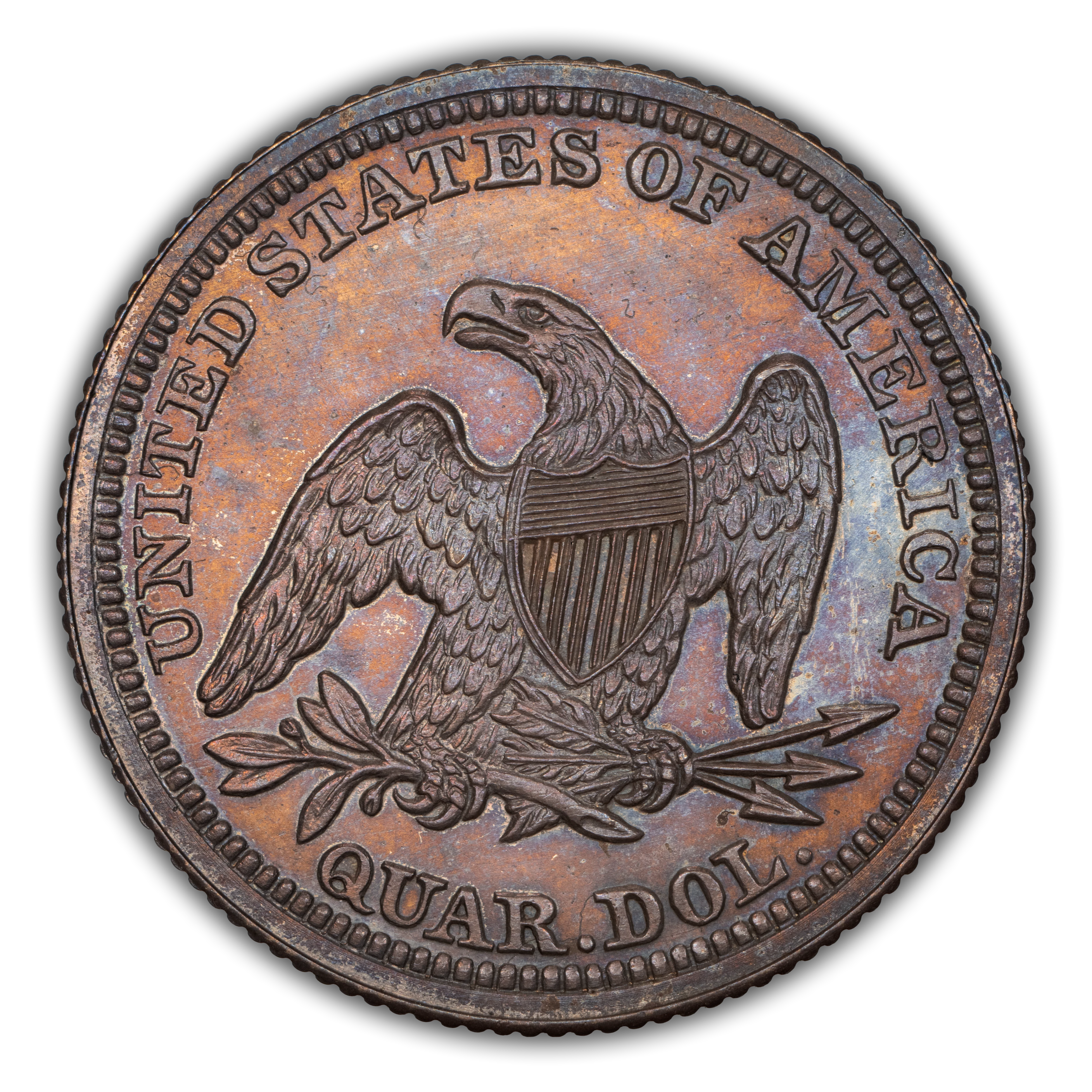 1854 Liberty Seated Quarter, Proof Values & Prices | Greysheet