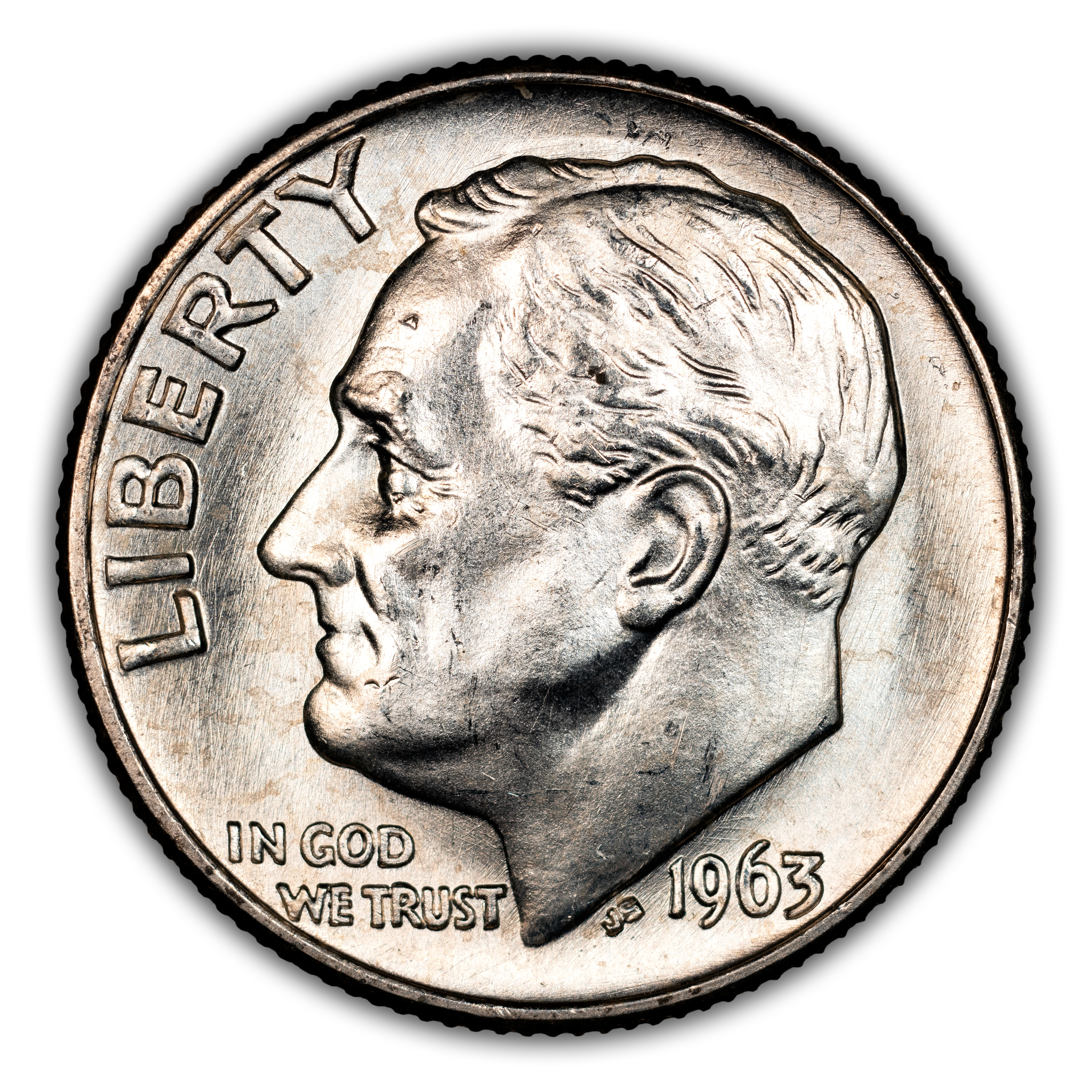 1963 10c Doubled Die Reverse, FS-805 MS