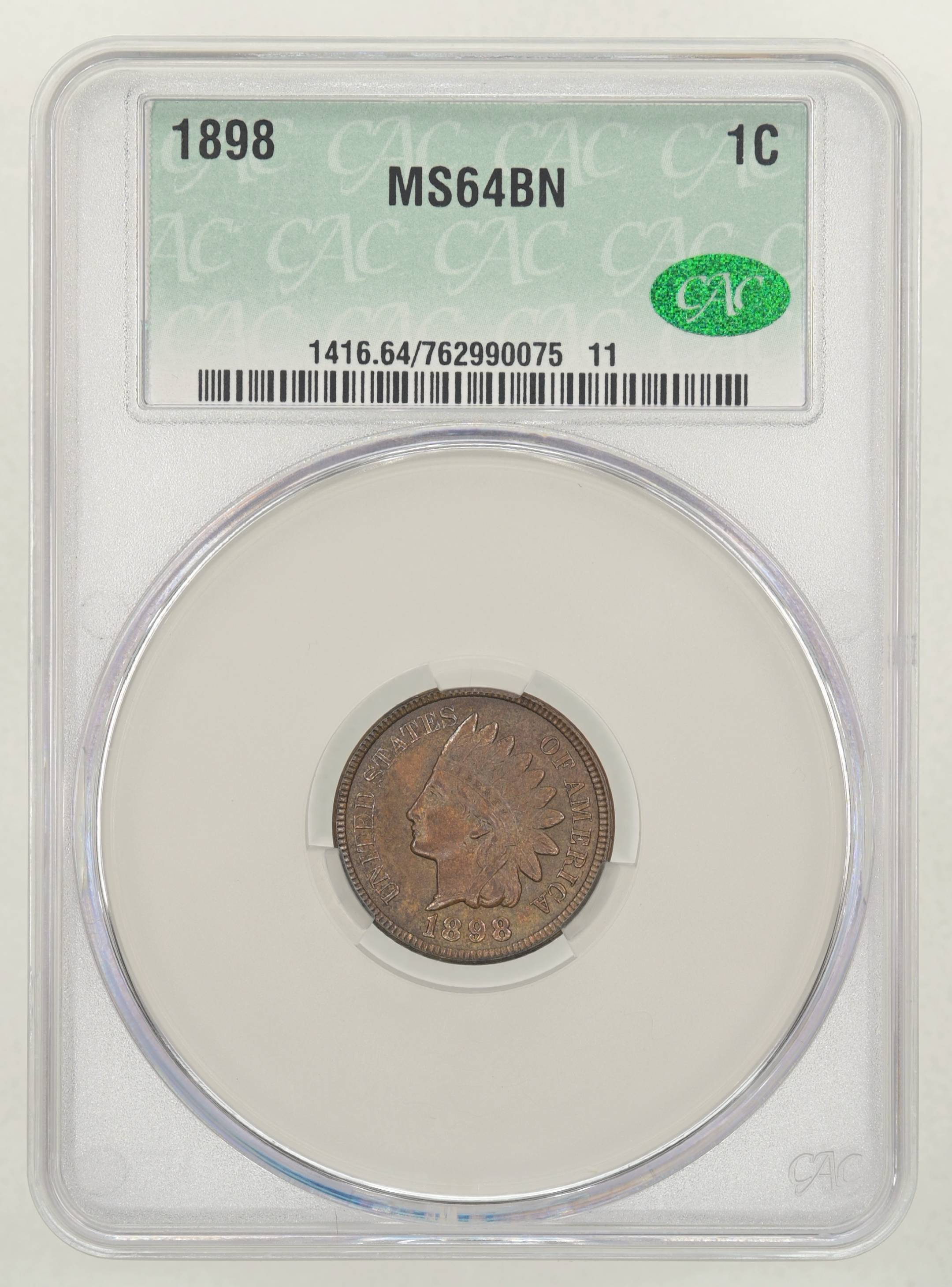 1898 1c MS BN