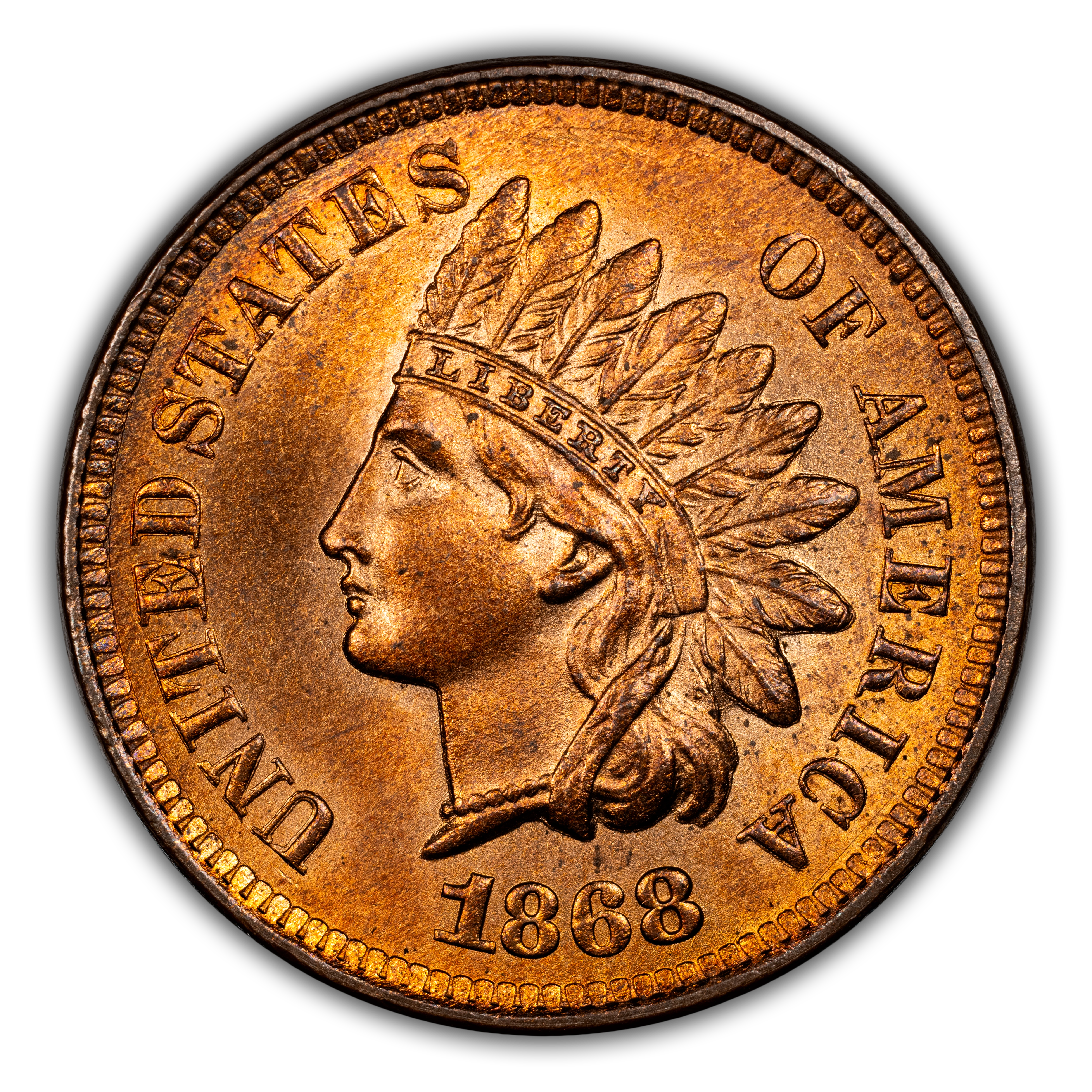 1868 1c MS RD