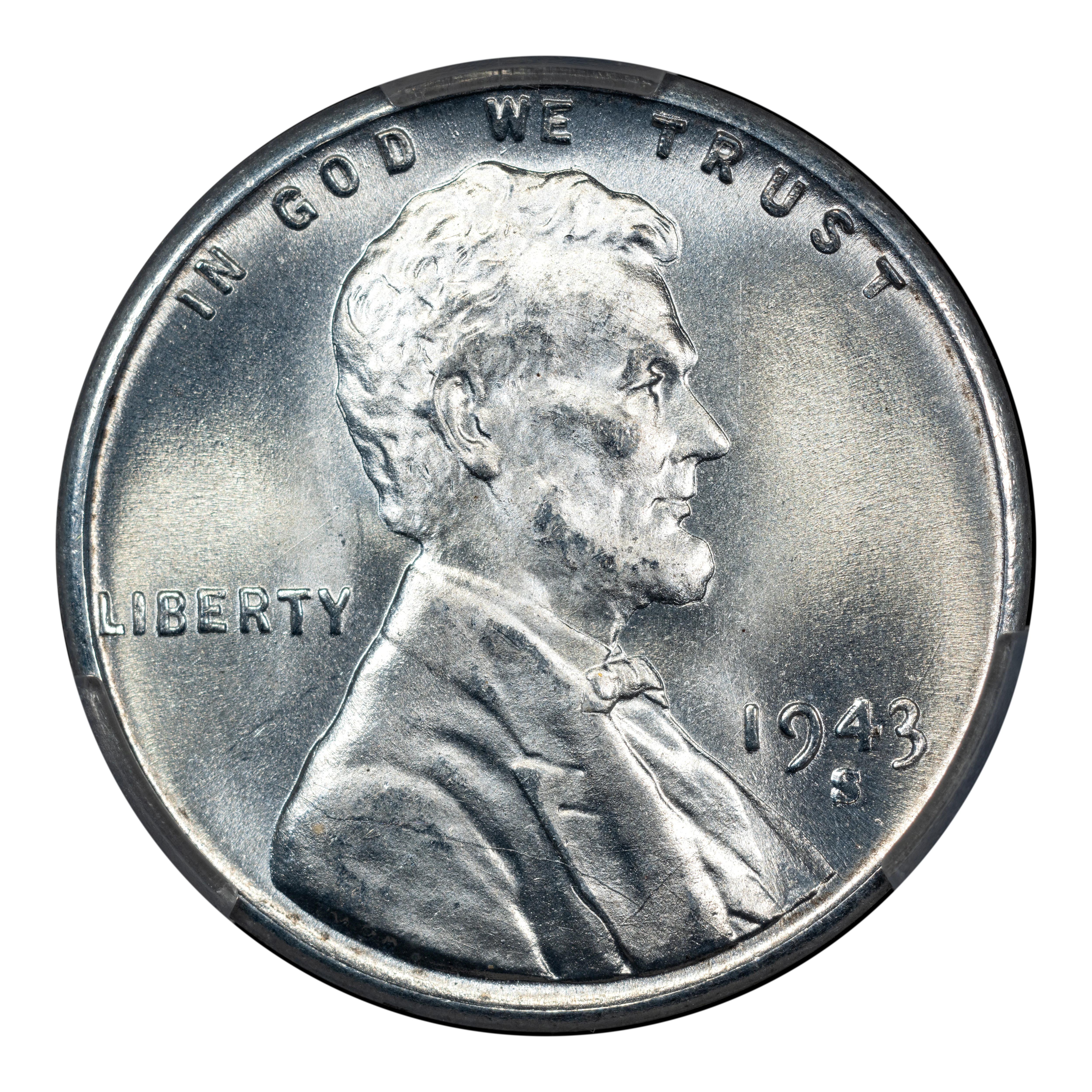 1943-S 1c Steel MS