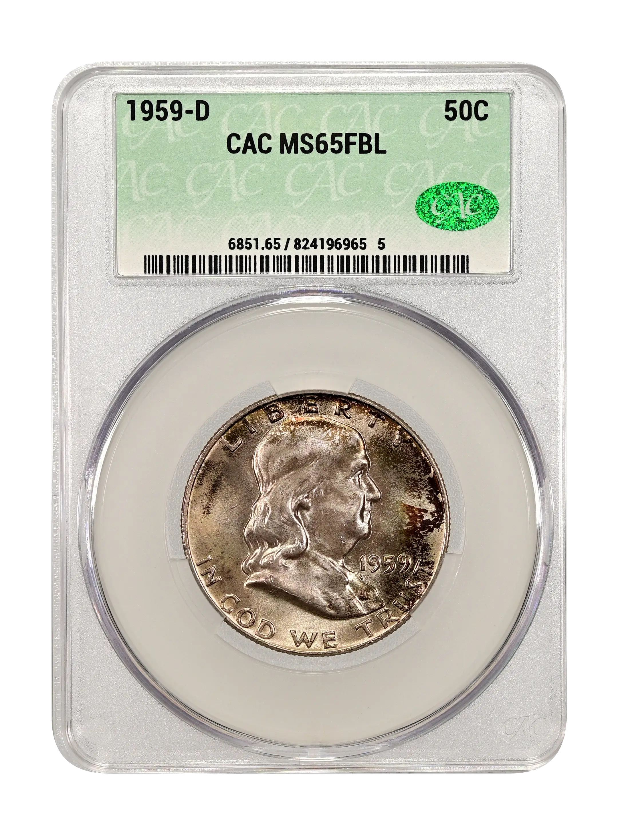 1959-D 50c MS FBL