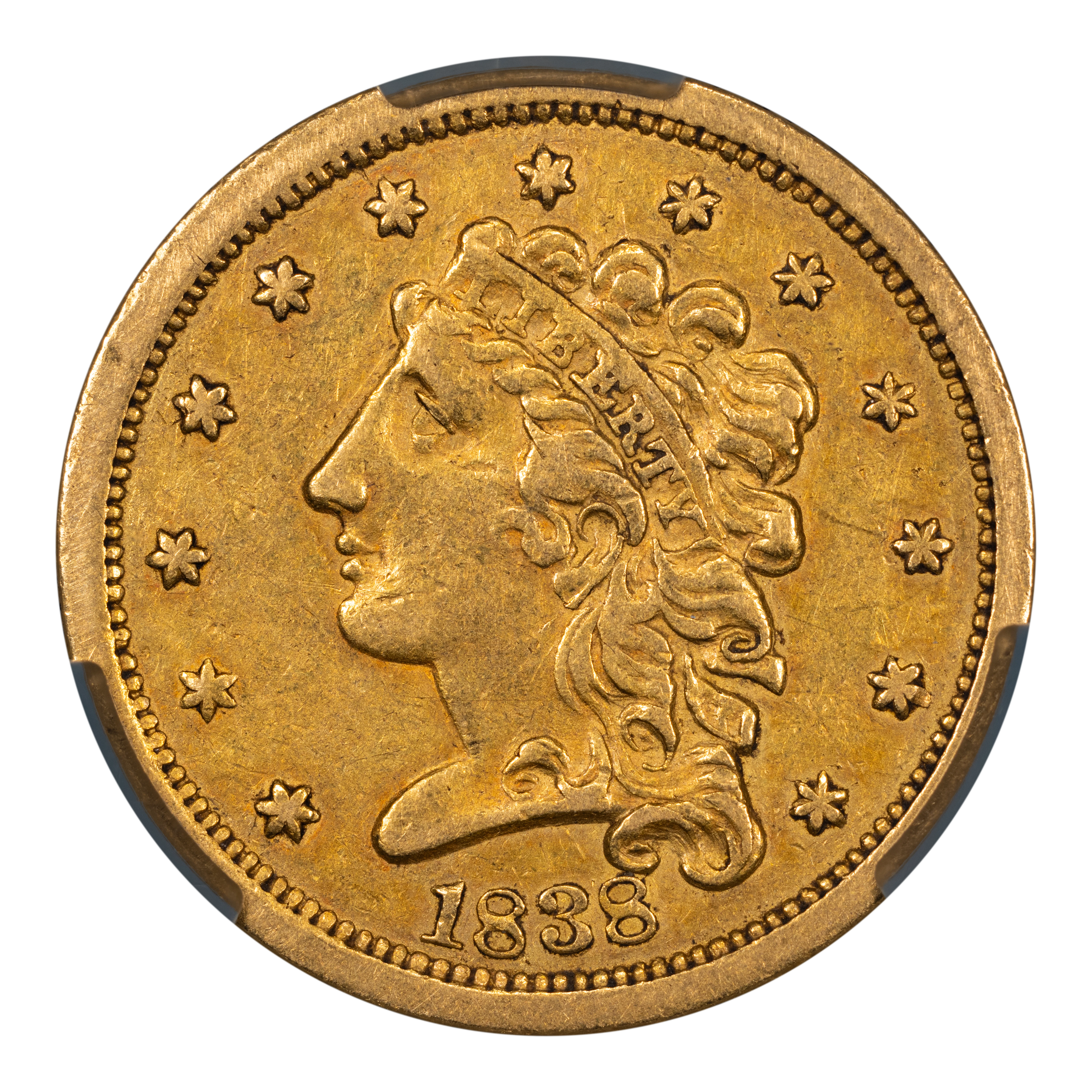 1838 $2 1/2 MS