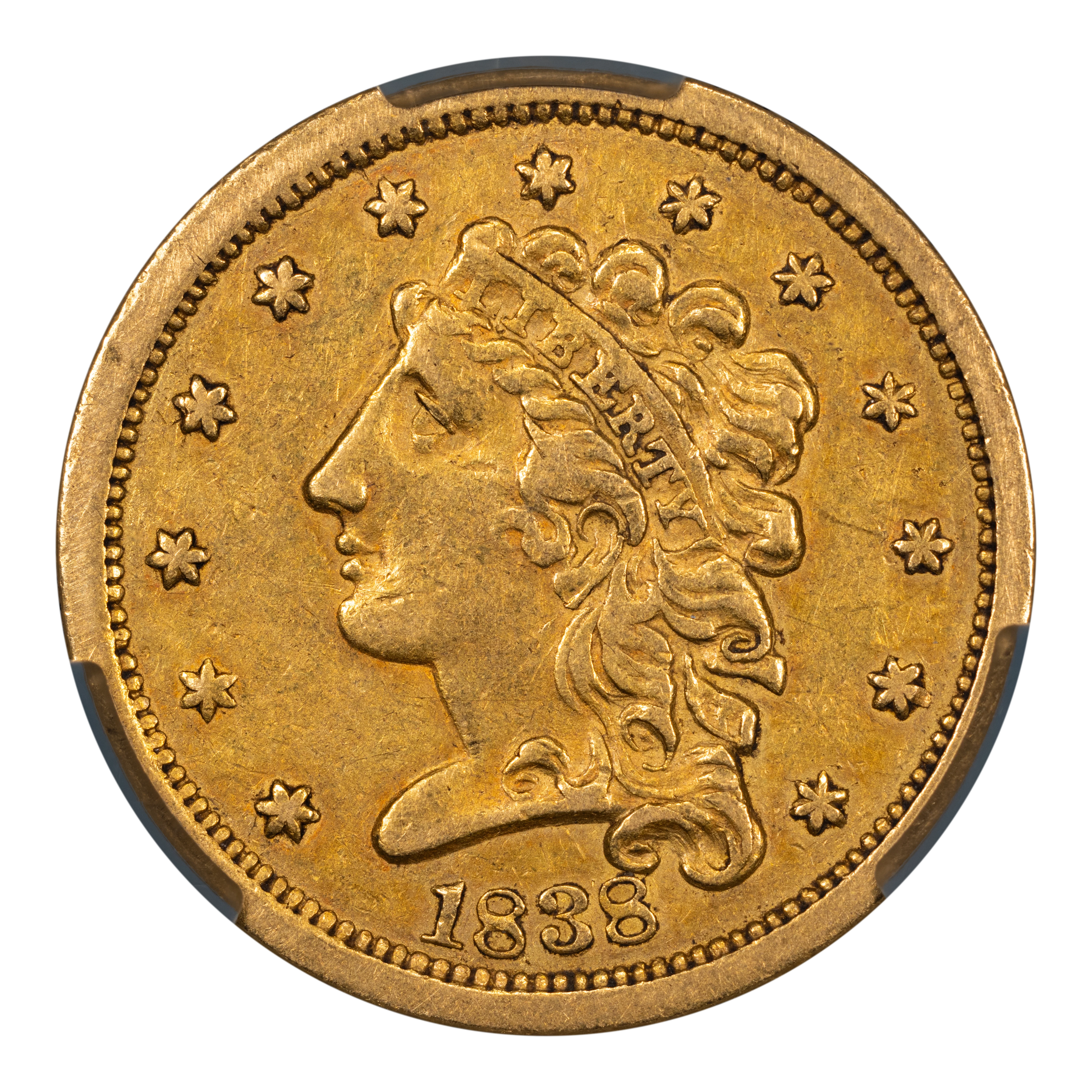 1838 $2.50 Classic Head Gold Values & Prices | Greysheet