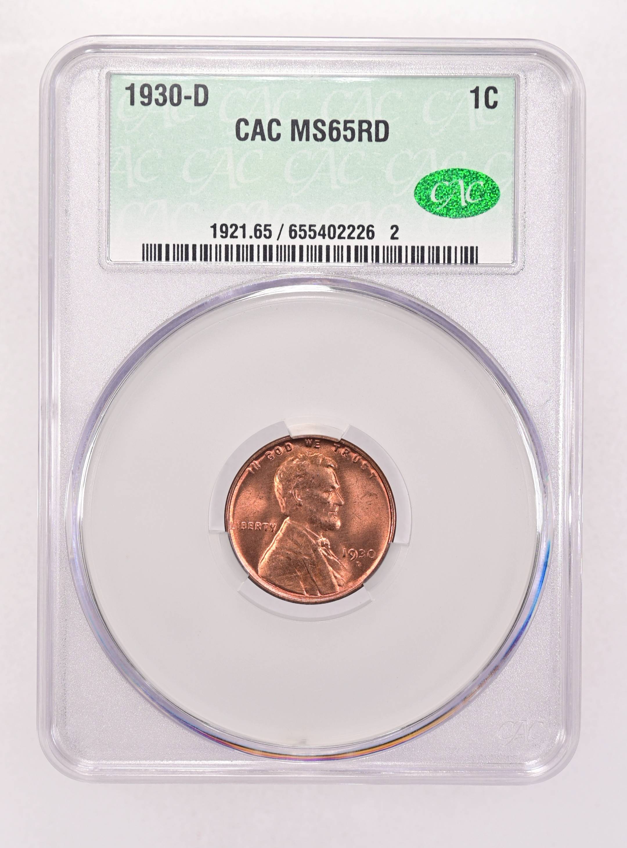 1930-D 1c MS RD