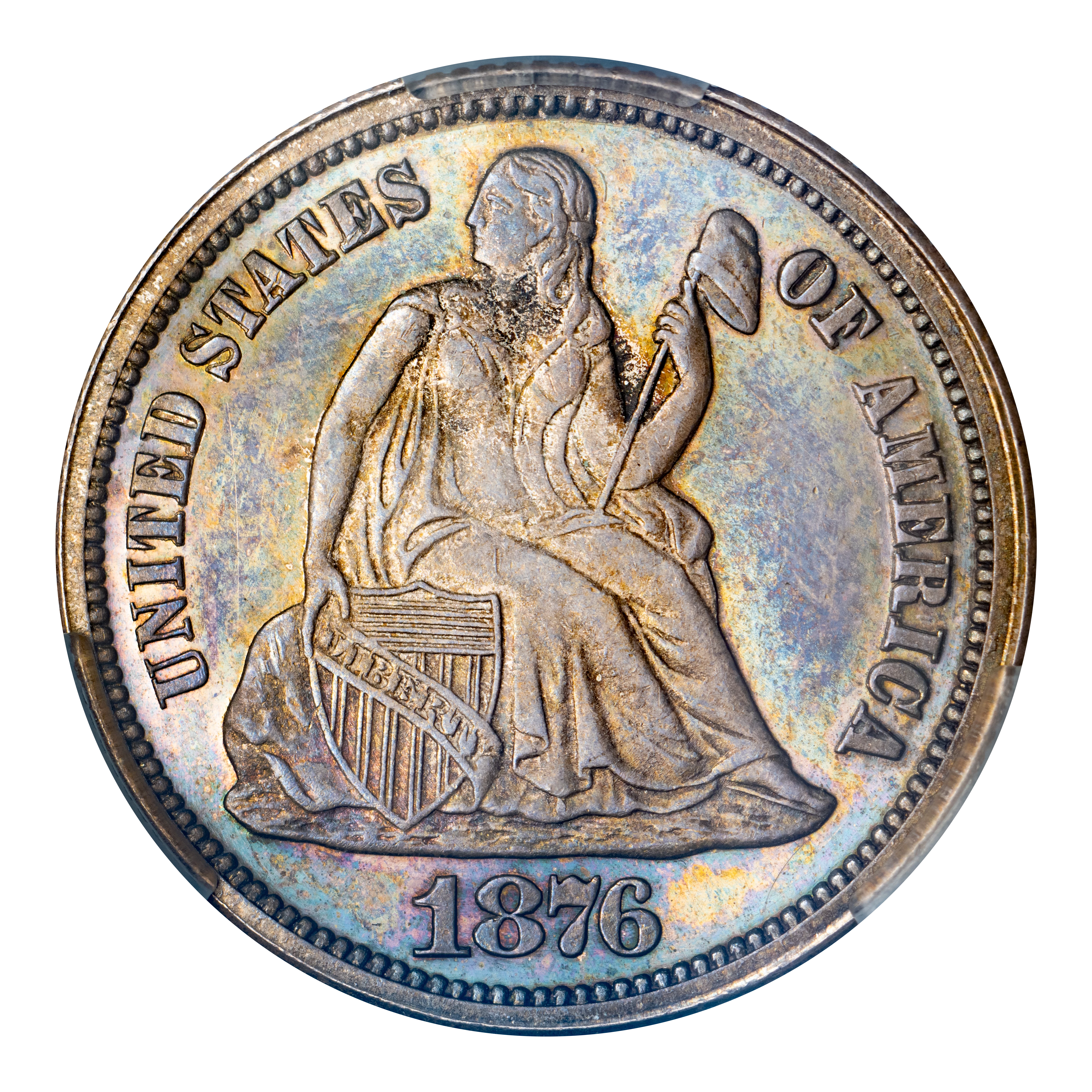 1876 Liberty Seated Dime, Proof Values & Prices | Greysheet