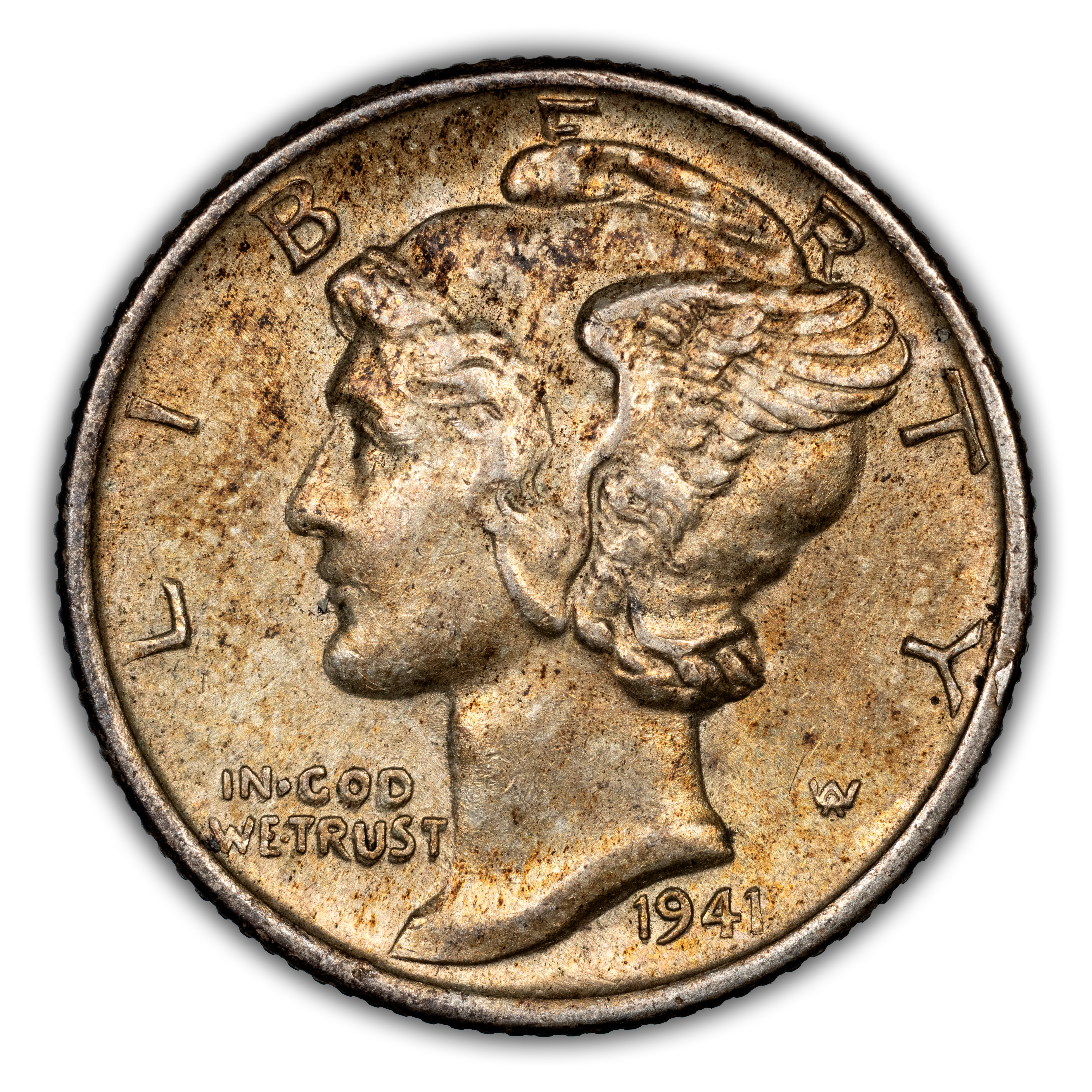 1941 10c Doubled Die Obverse, FS-101 MS