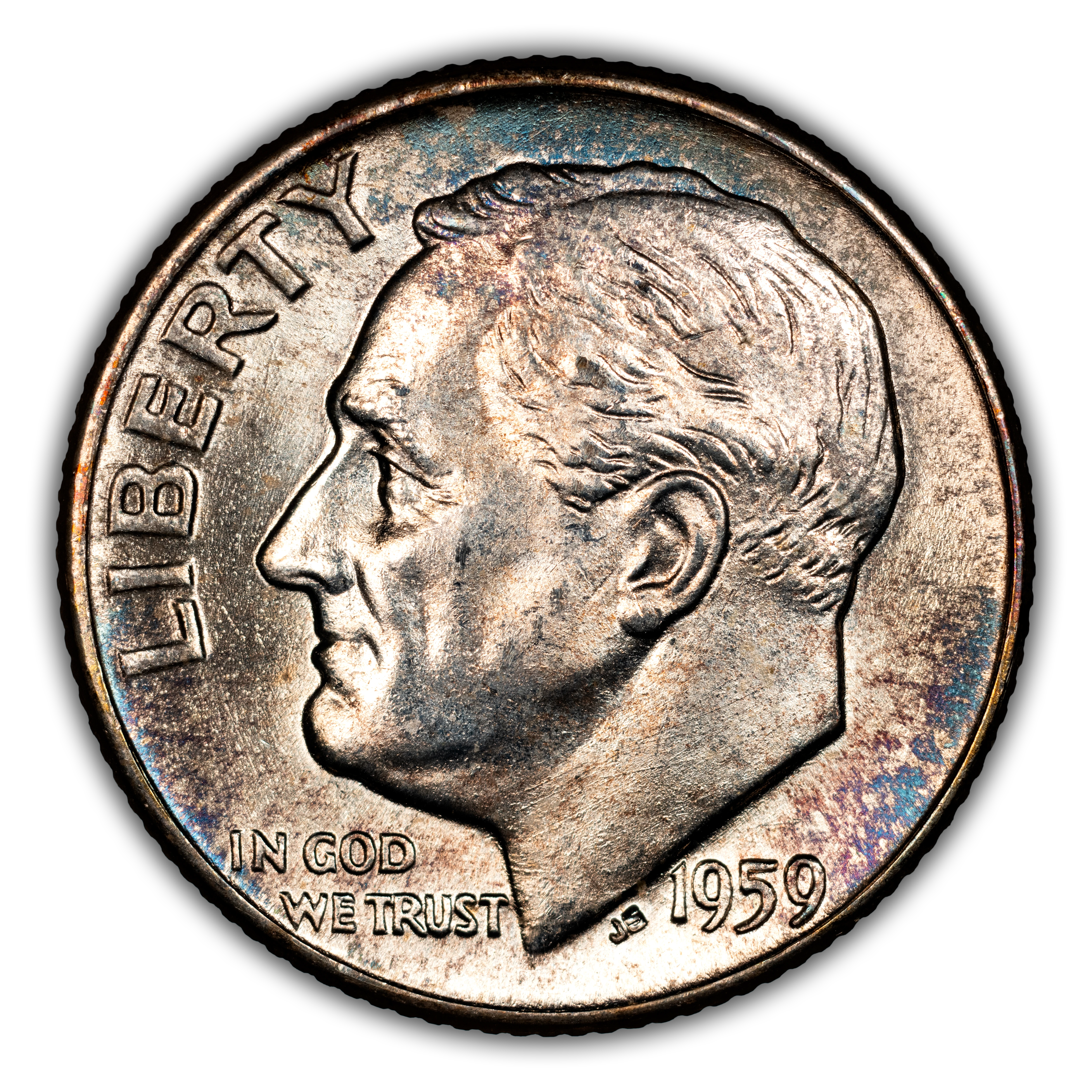 1959-D/D 10c D/Inverted D, FS-501 MS