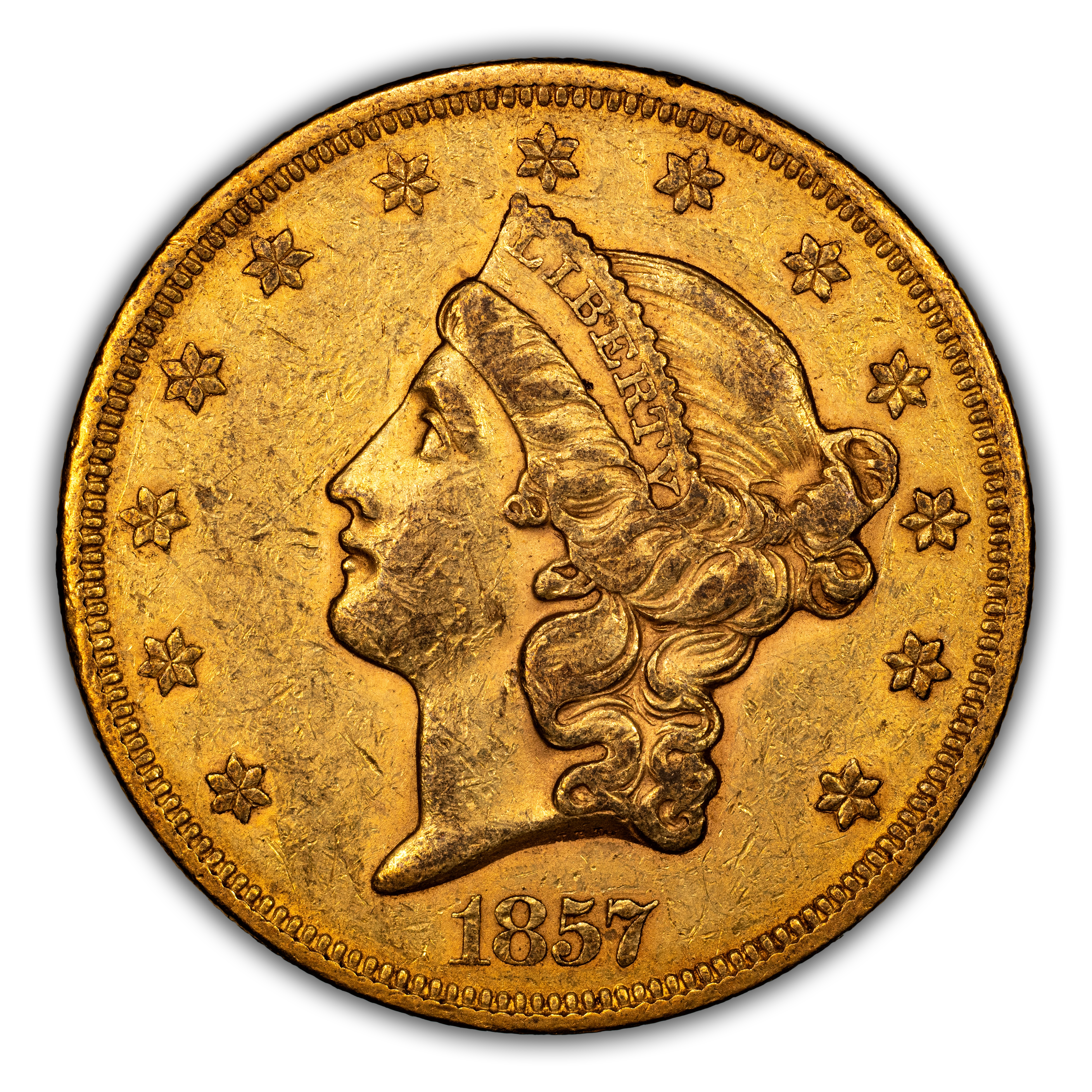 1857 $20 MS