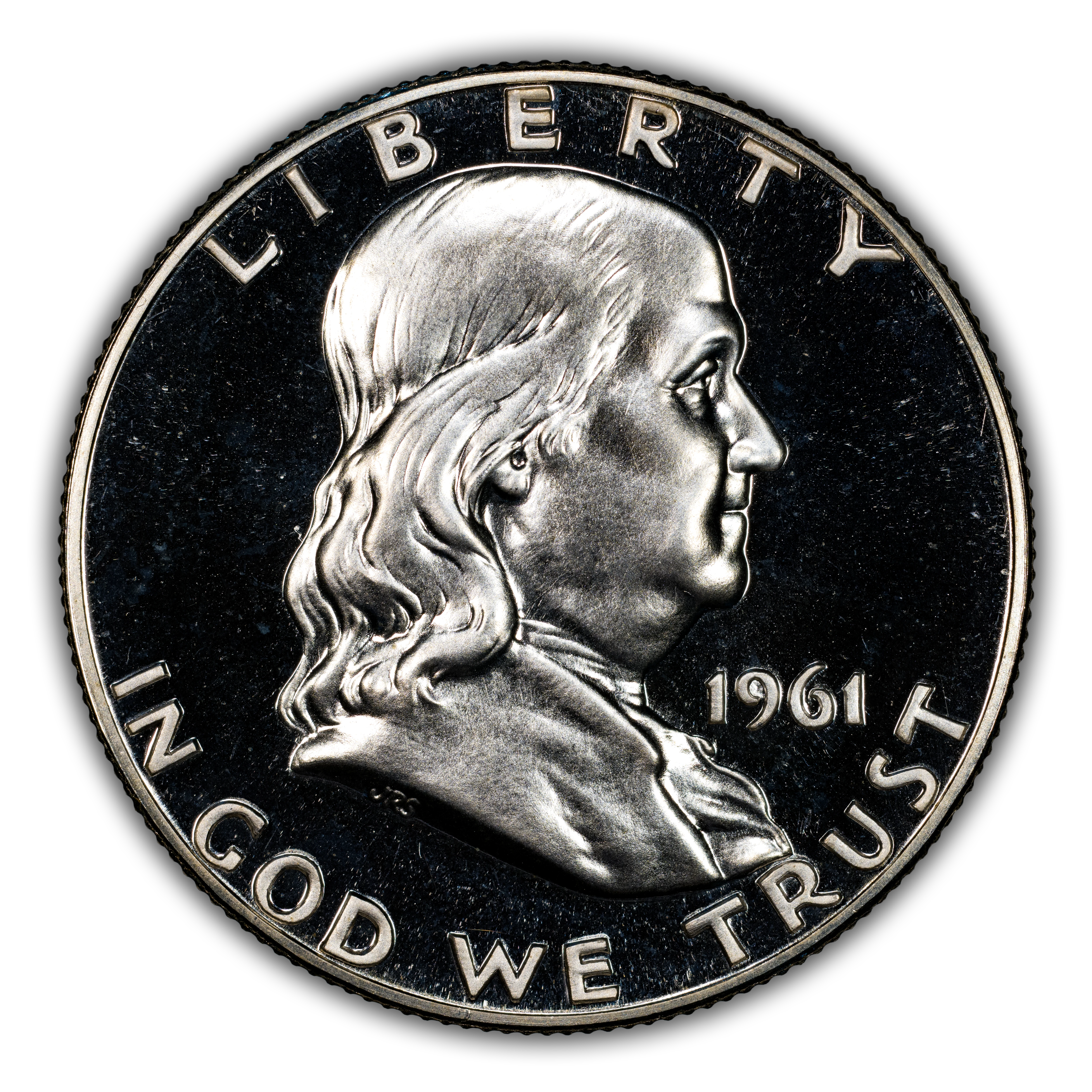 1961 50c Doubled Die Reverse, FS-803 PR