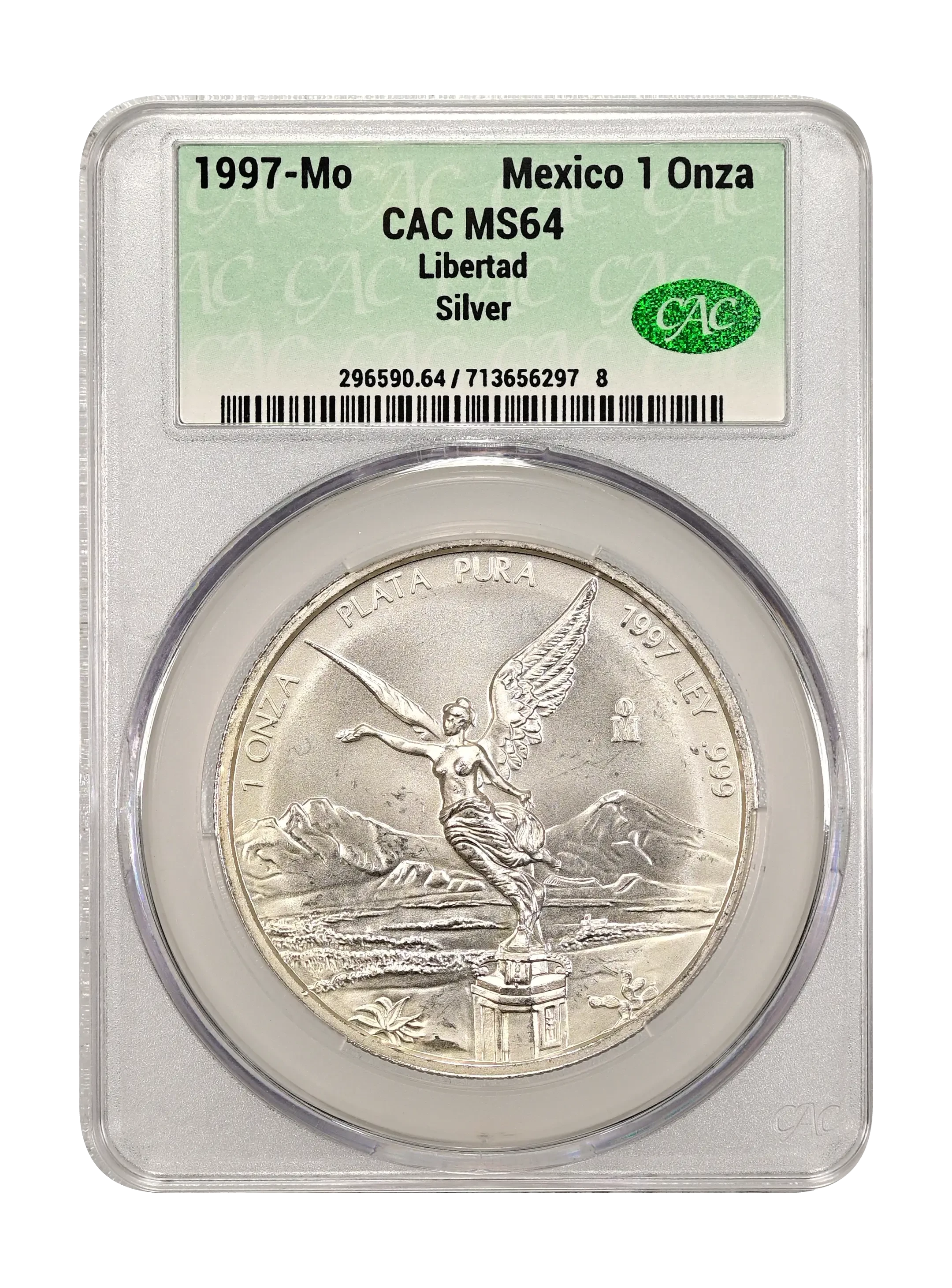 Mexico 1997 Silver 1 Onza Libertad Coin Values & Prices | Greysheet