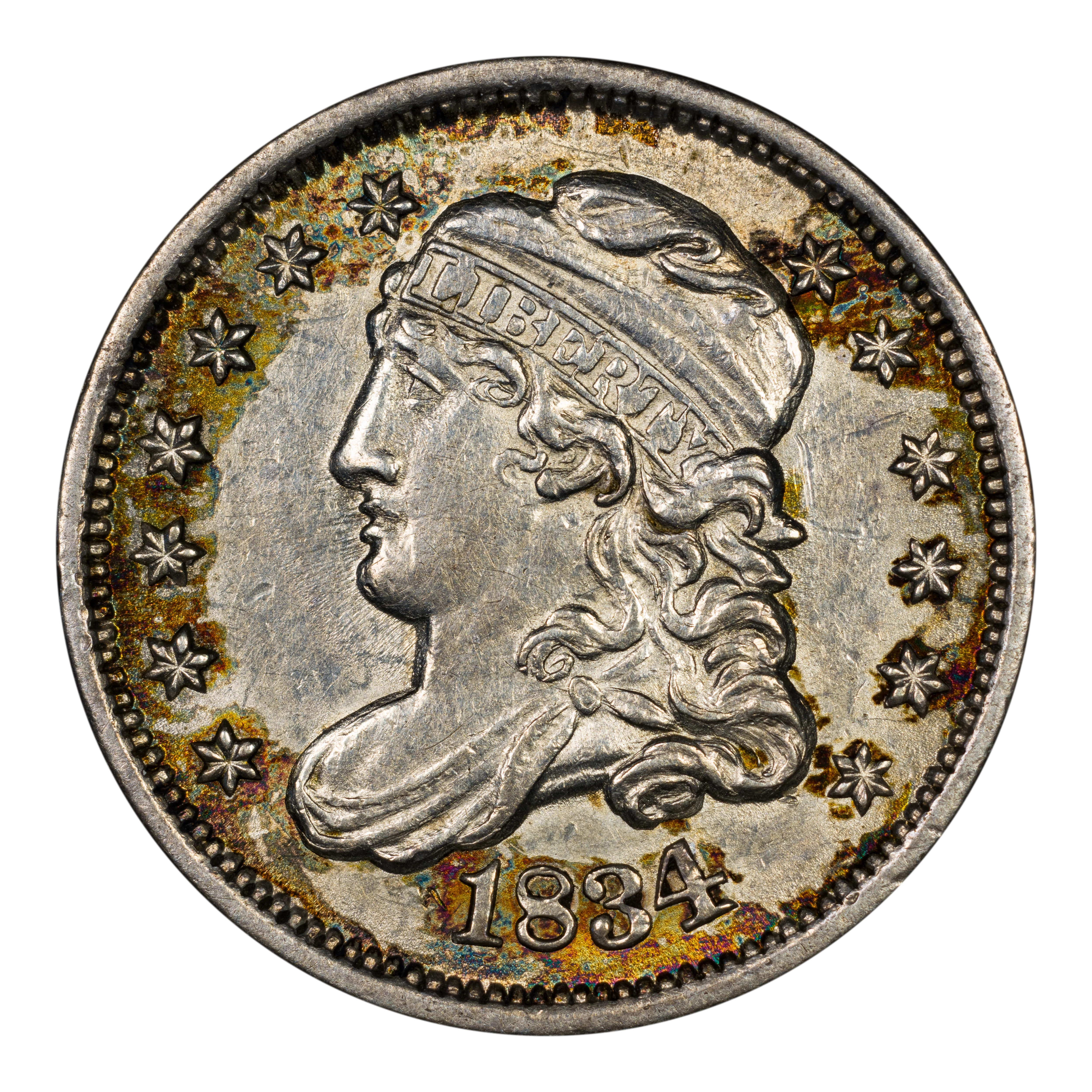 1834 Capped Bust Half Dime Values & Prices By Issue | Greysheet