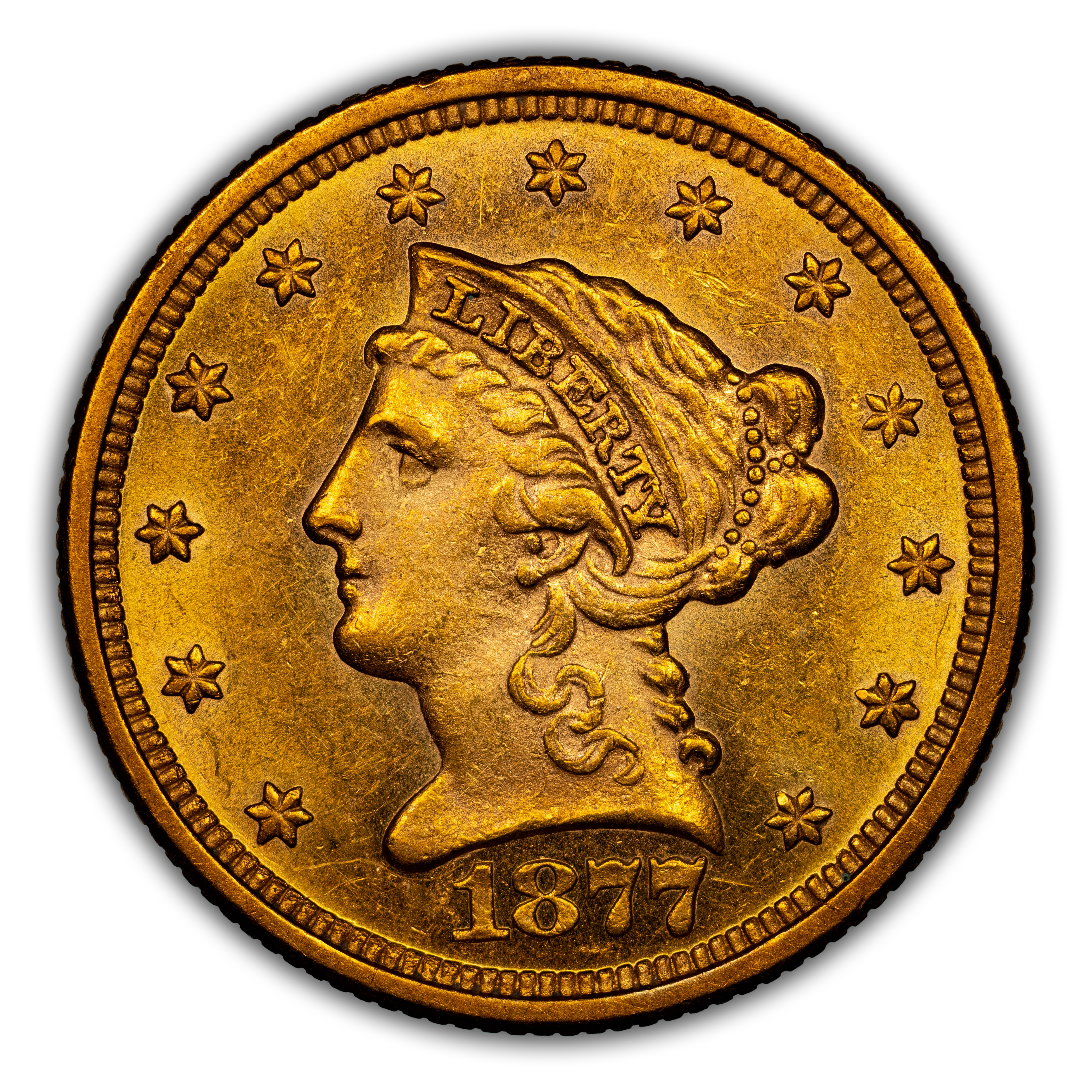 1877 $2 1/2 MS