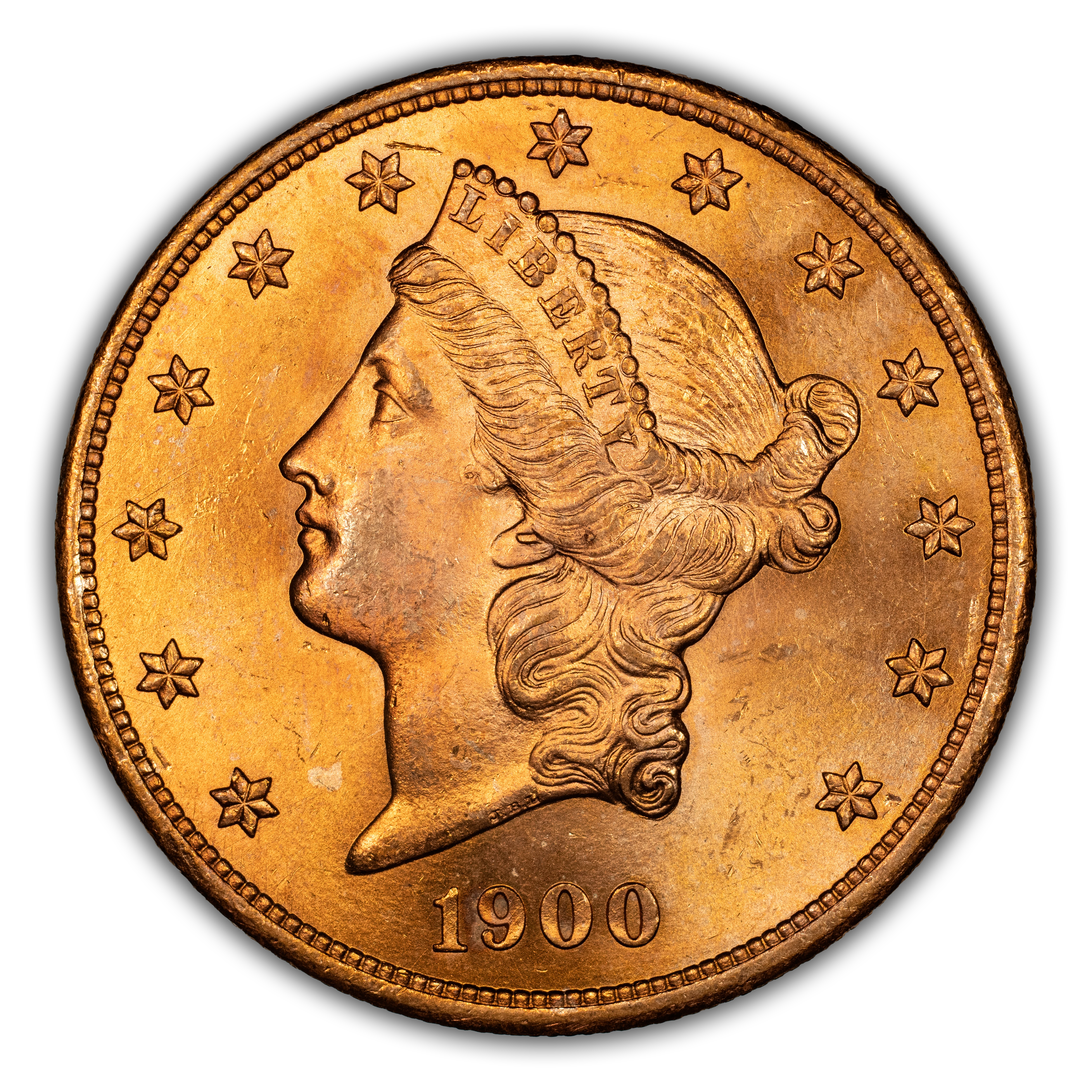1900 $20 MS