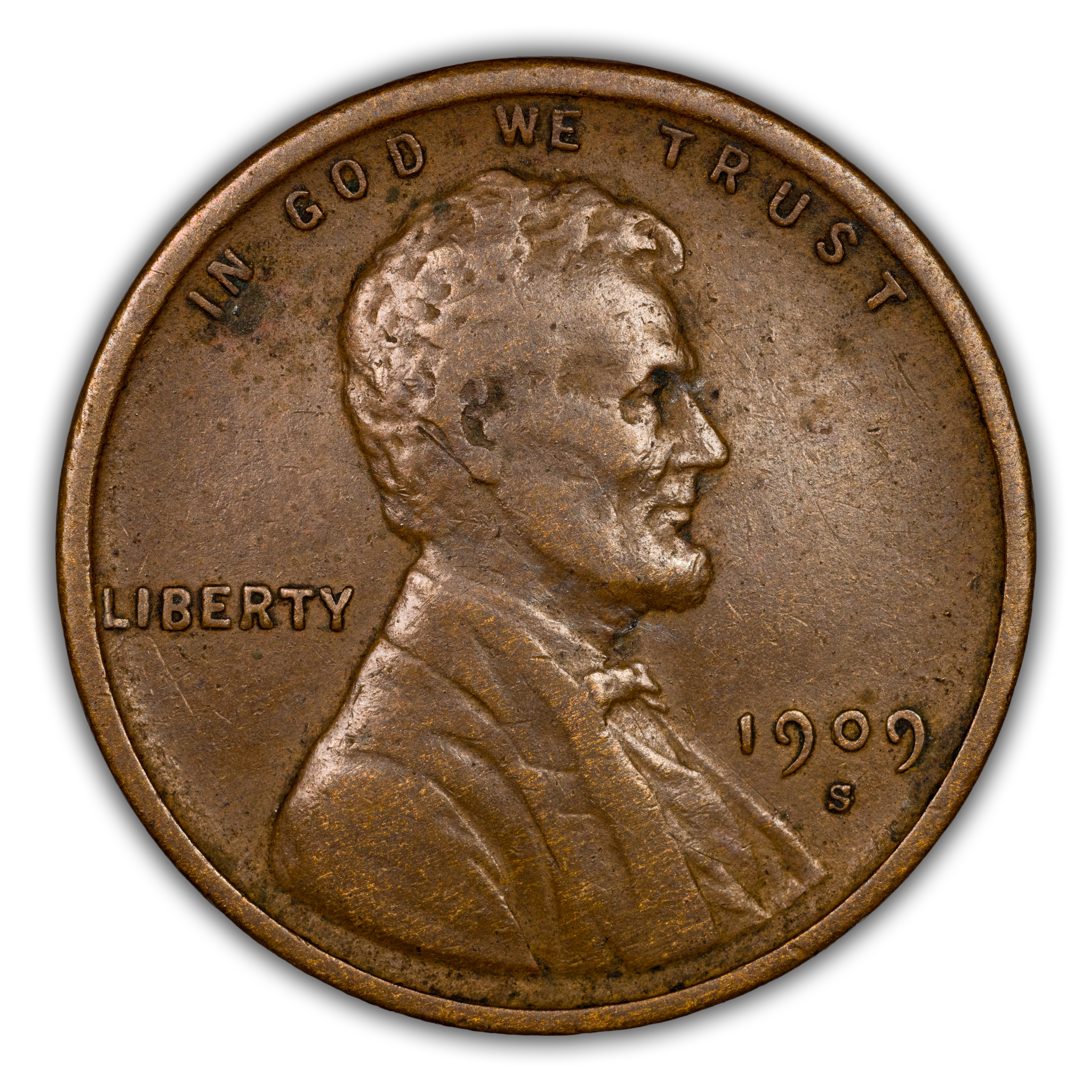 1909-S/S 1c Lincoln, S over Horizontal S MS BN