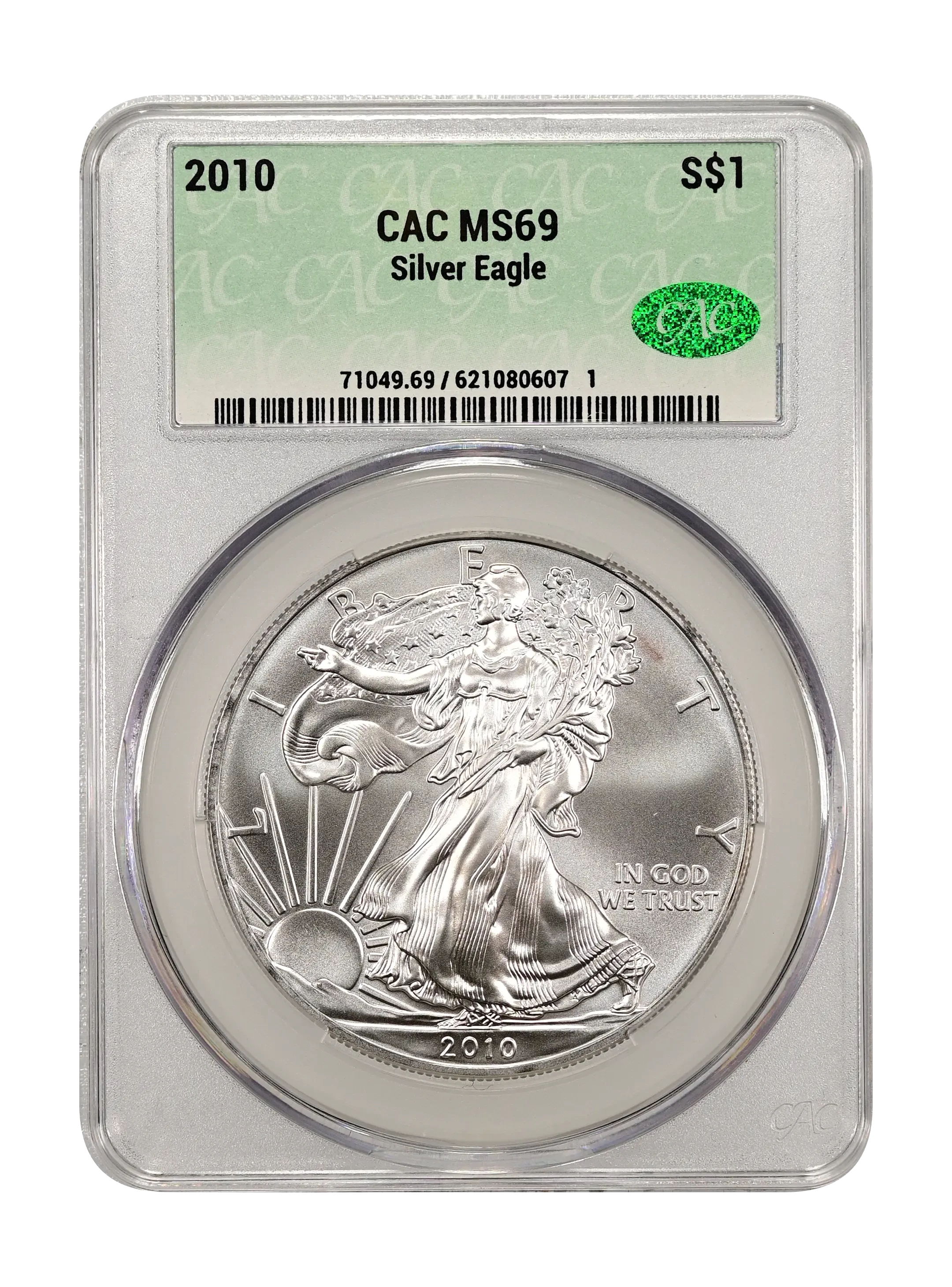 1オンス銀貨　イーグル銀貨2010年NGC MS70 1オンス銀貨 イーグル銀貨2010年NGC MS70 - メルカリ