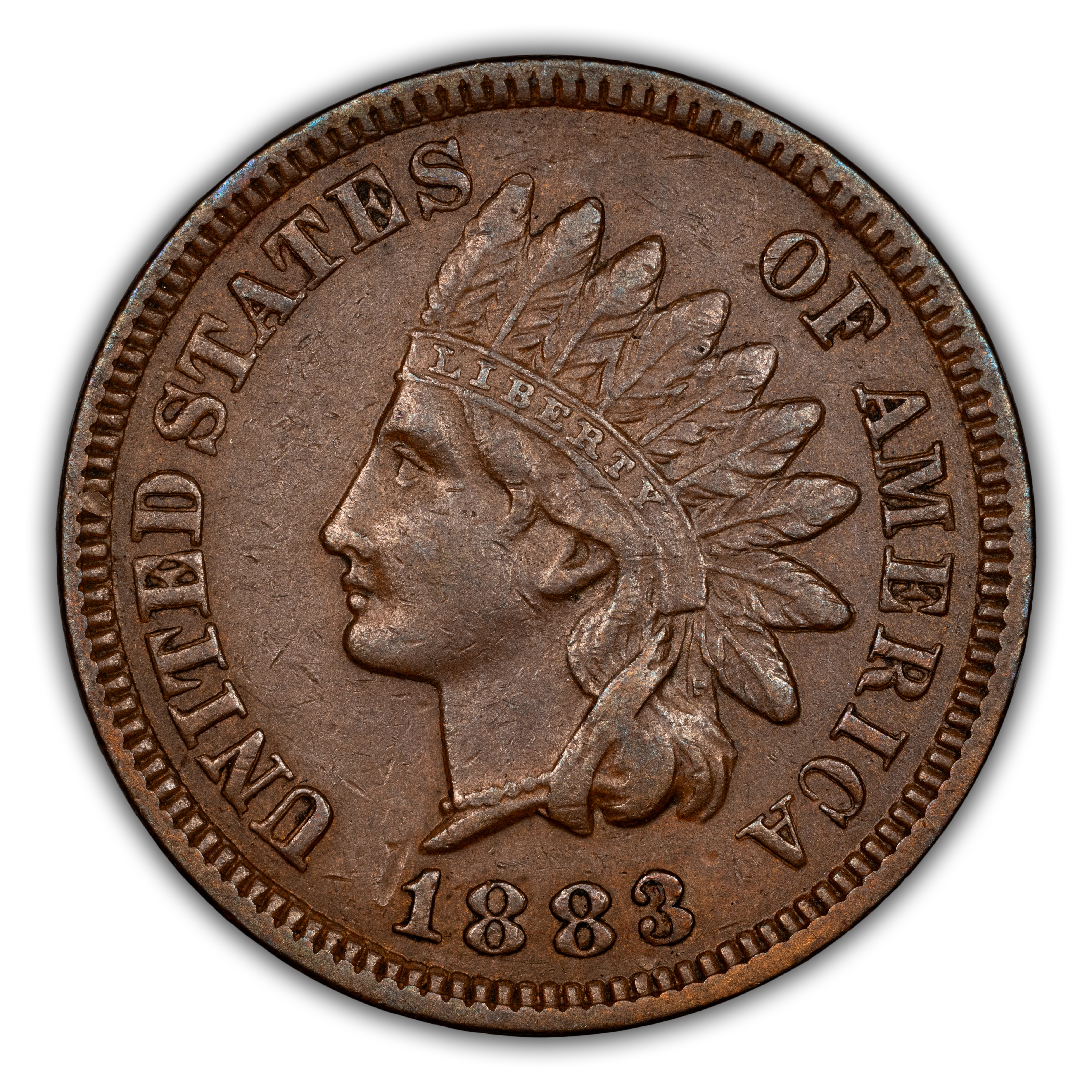 1883 1c Misplaced Date, FS-302, S-7 MS BN