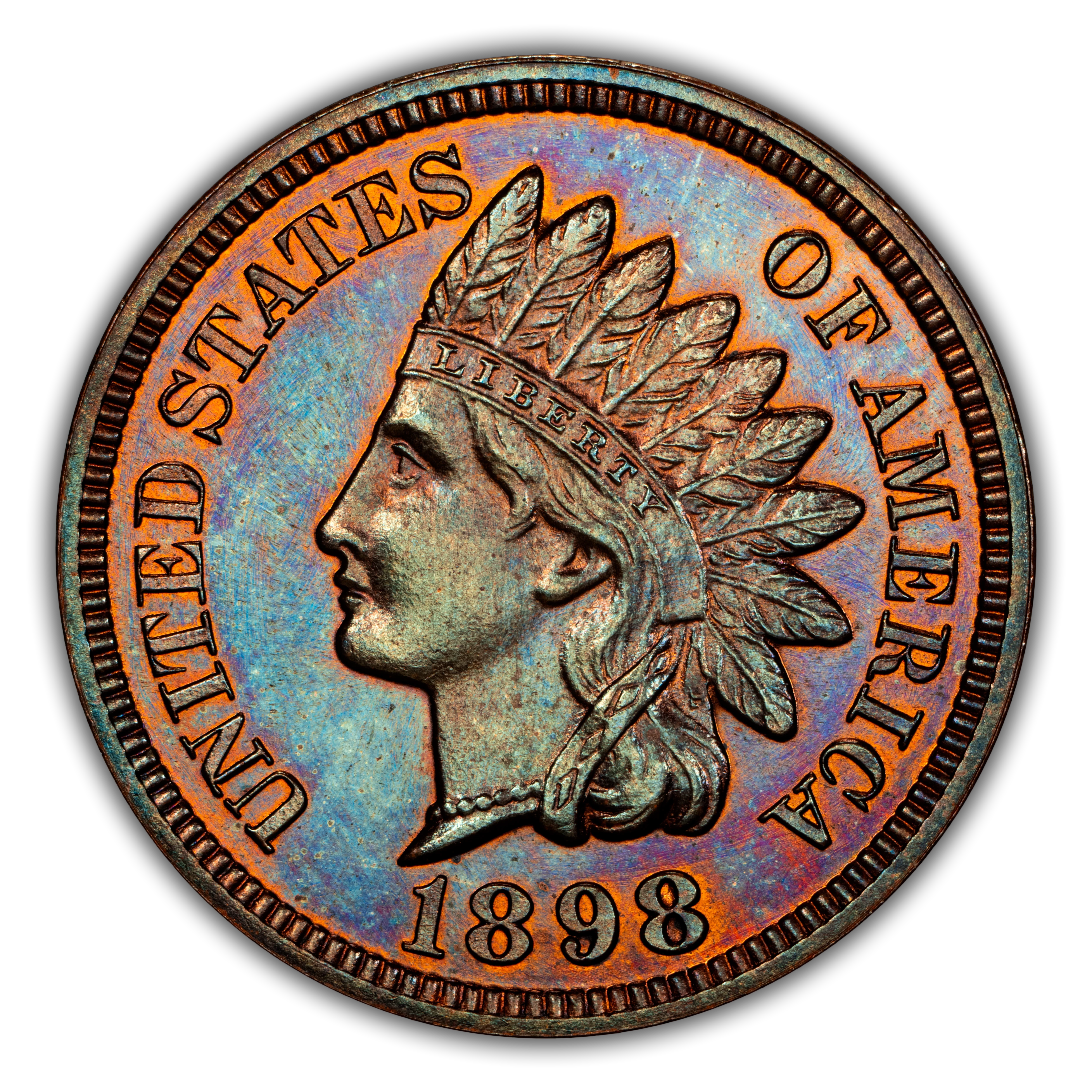1898 Indian Cent, Proof Values & Prices | Greysheet
