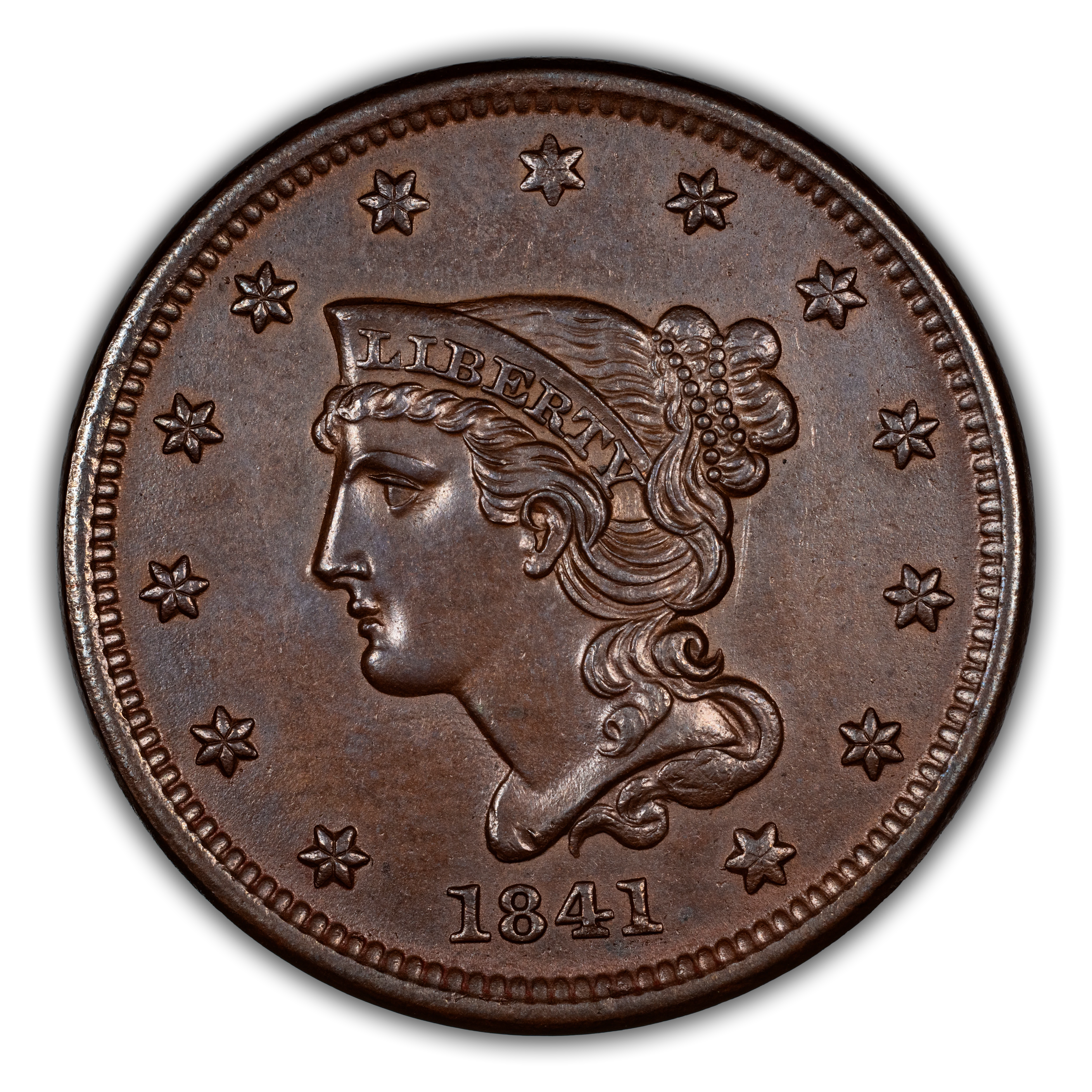 from cat st　10冊 from cat st 10冊 1841 1C MS | Coin Explorer | NGC