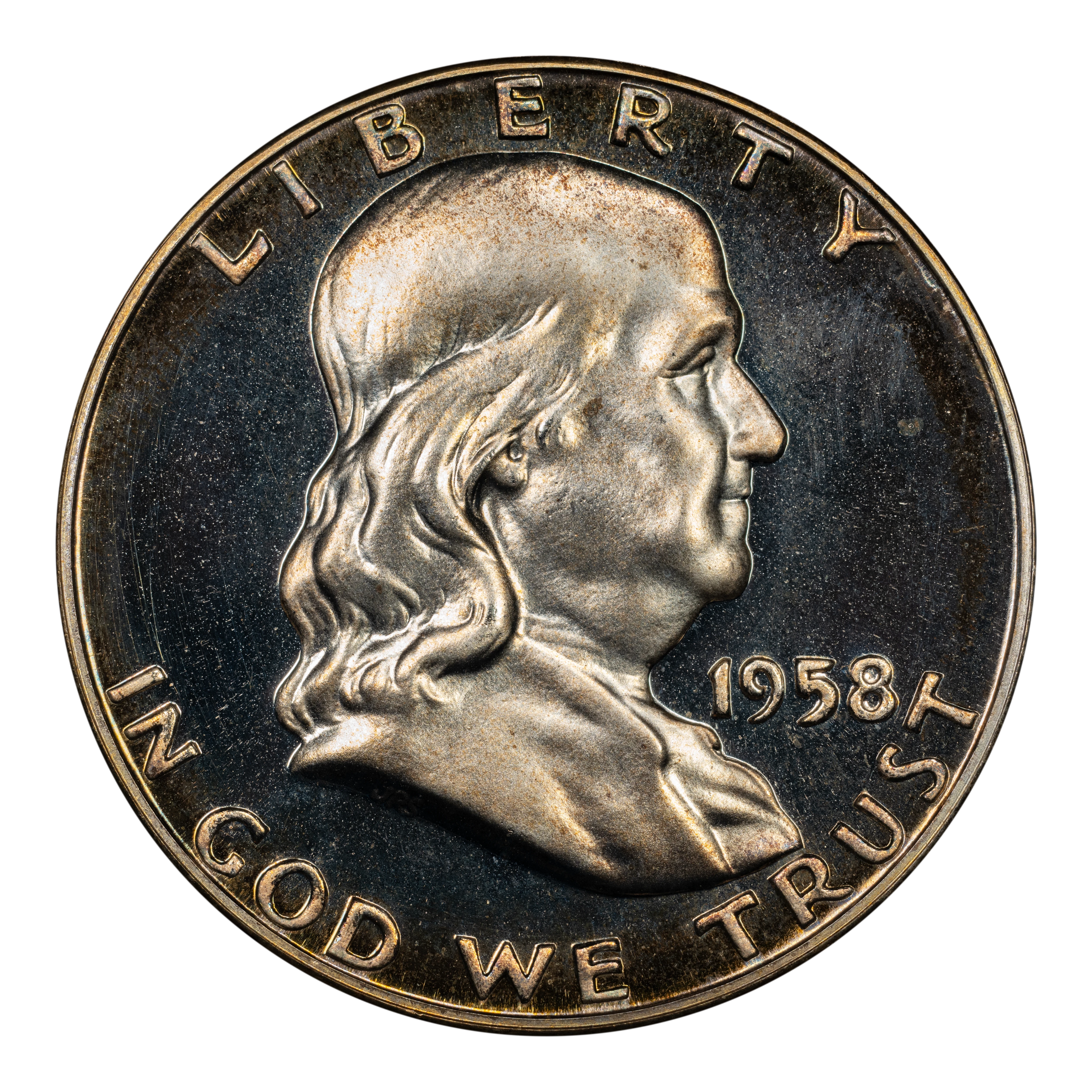 1958 Franklin Half Dollar, Proof Values & Prices | Greysheet