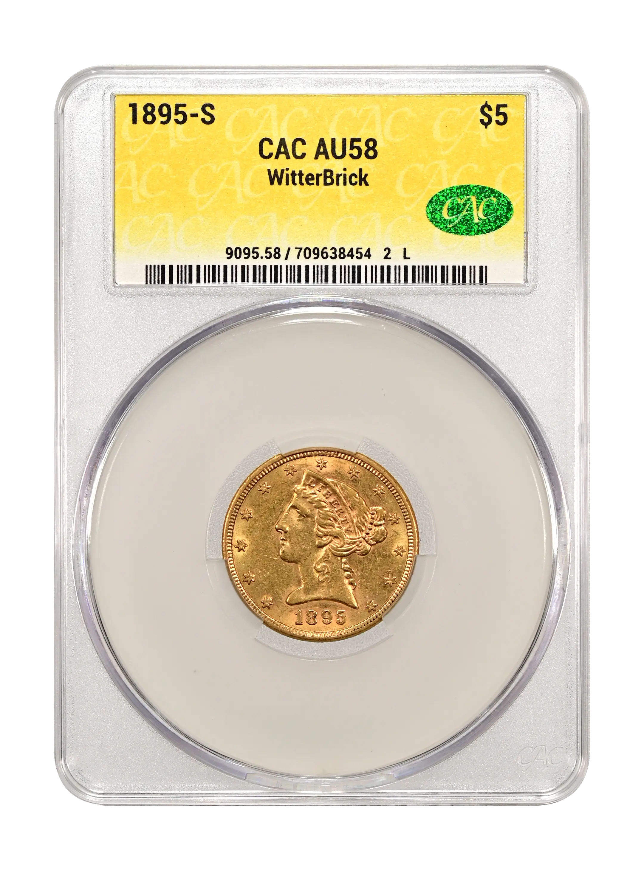 1895-S $5 MS