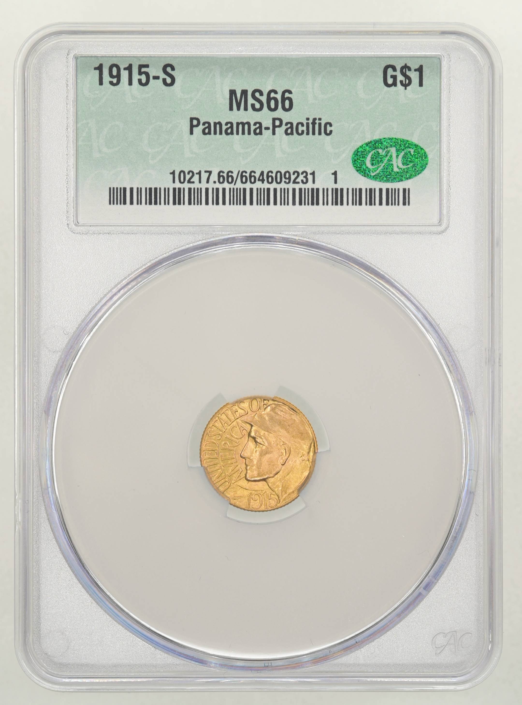 1915-S G$1 Panama-Pacific Expo MS