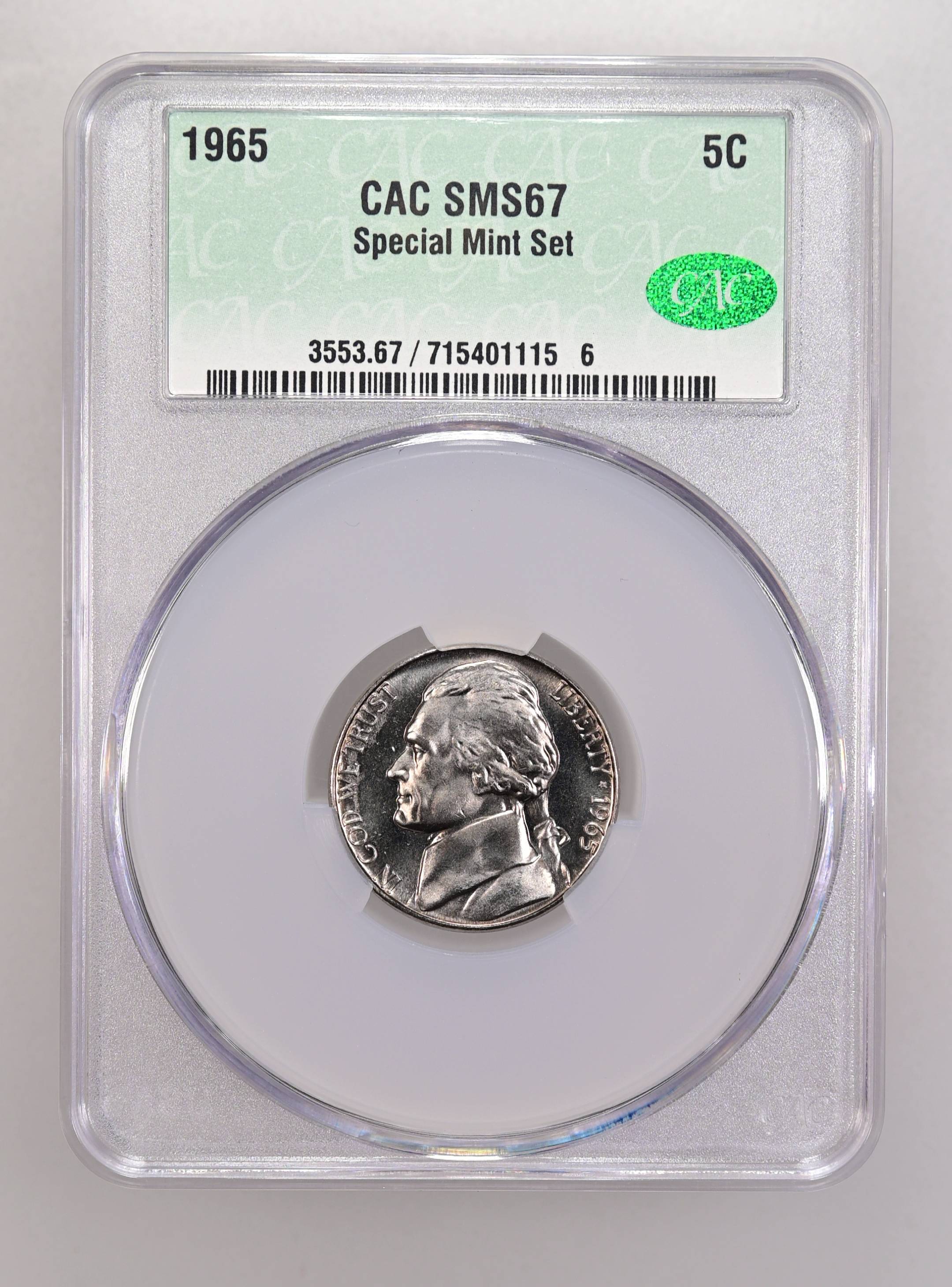 1965 5c Special Mint Set SMS