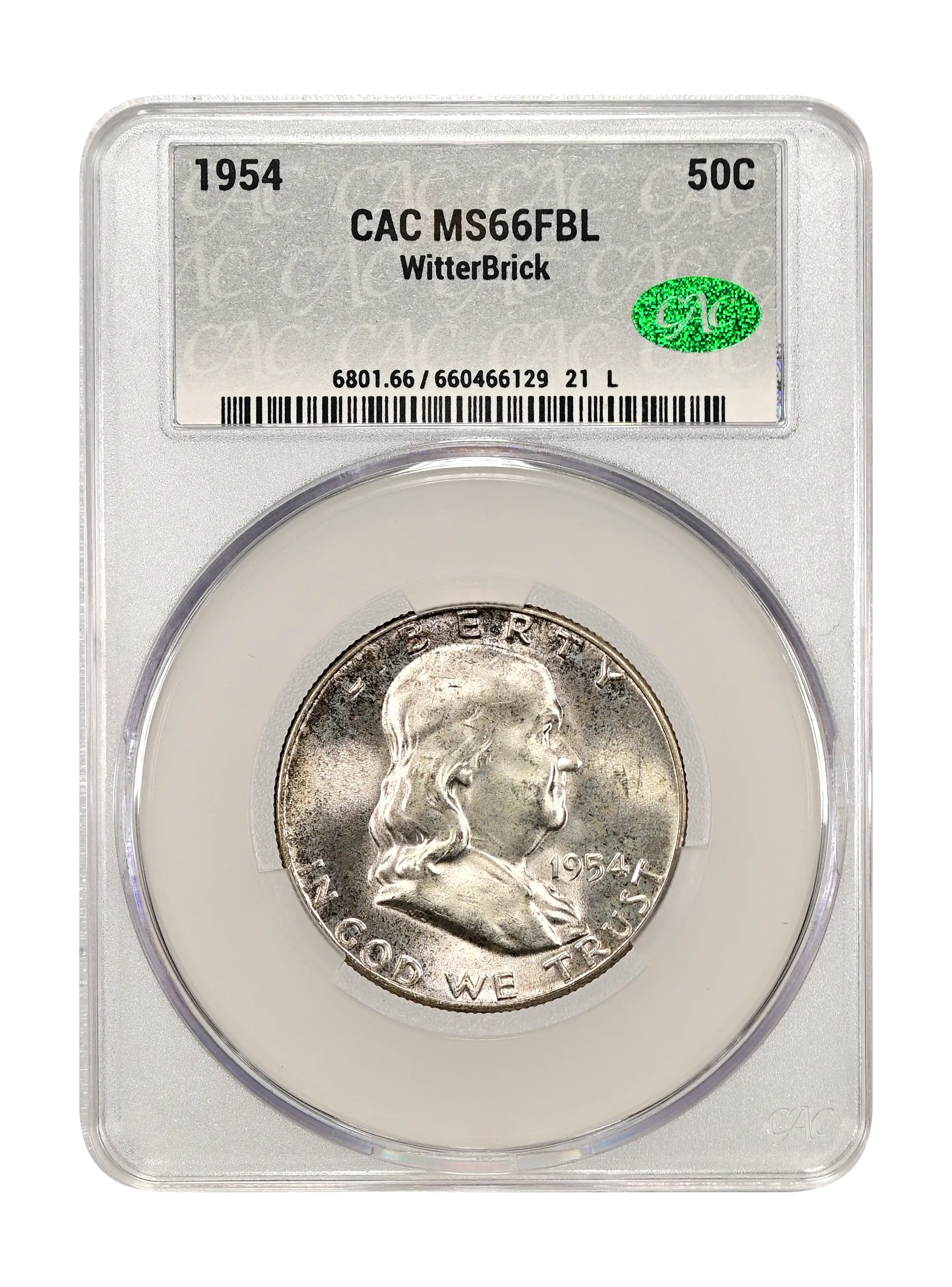 1954 50c MS FBL